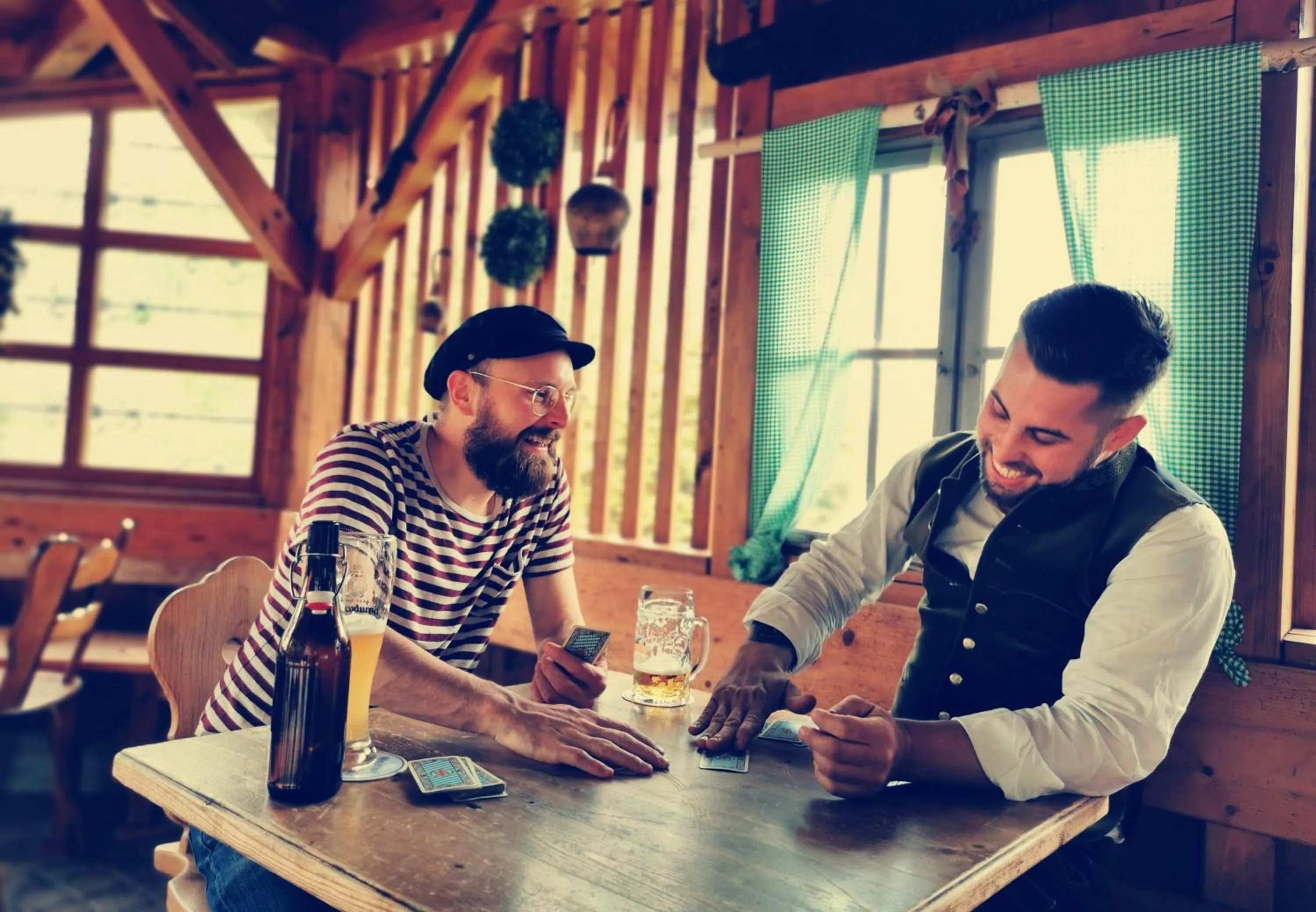 group of guests in Zur Mühle