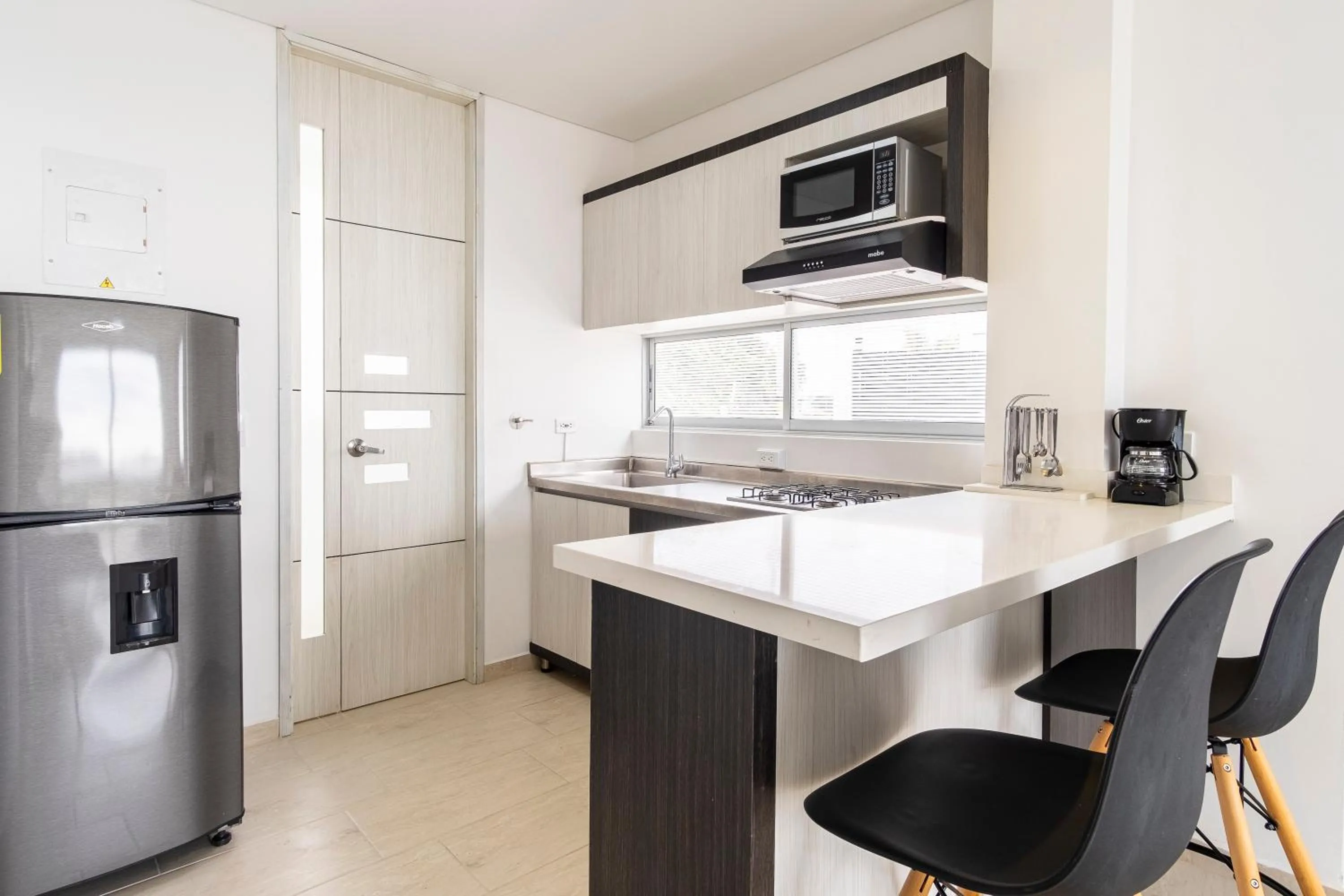 Kitchen or kitchenette in Hotel Santorini