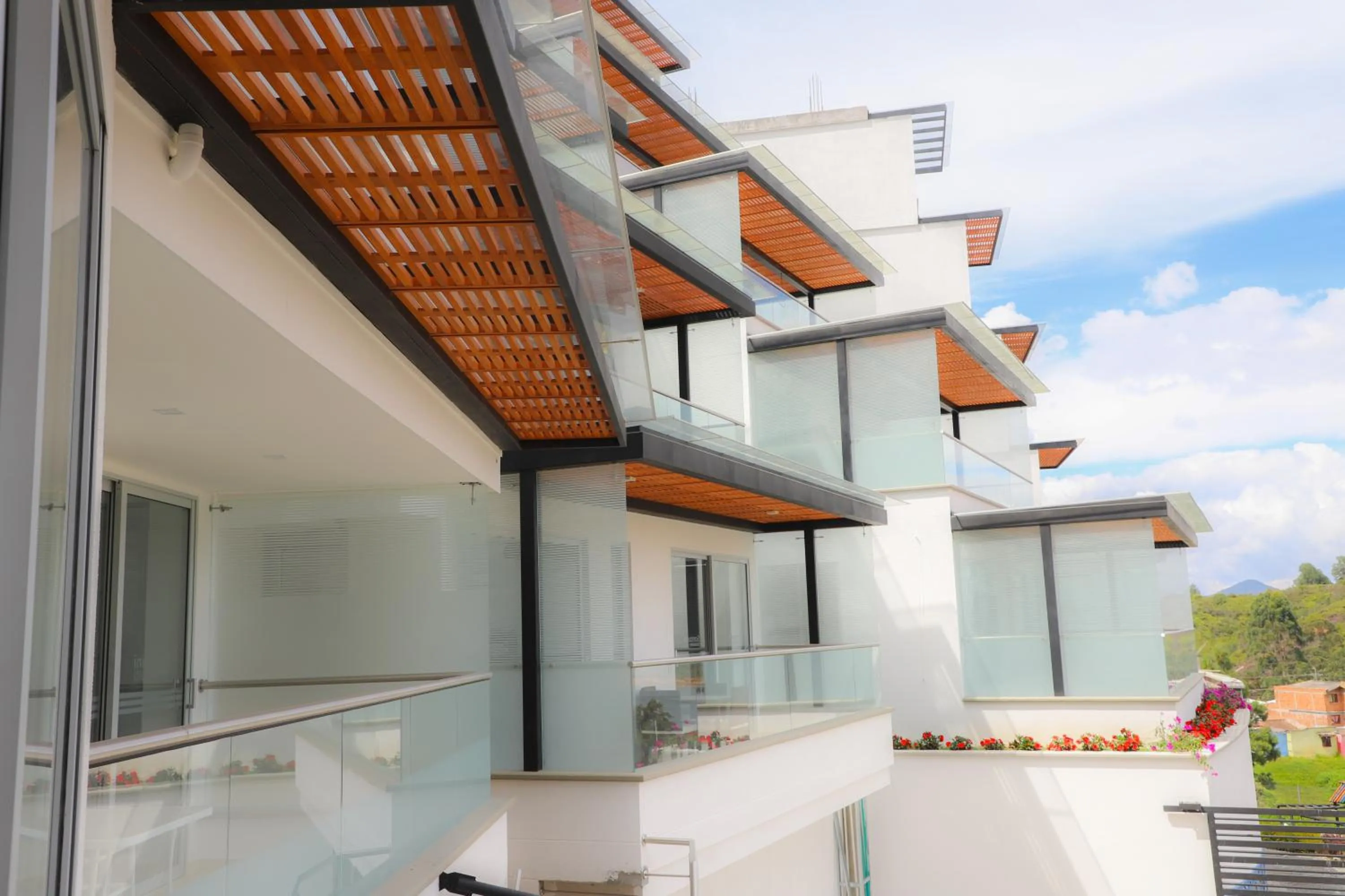 Property building in Hotel Santorini