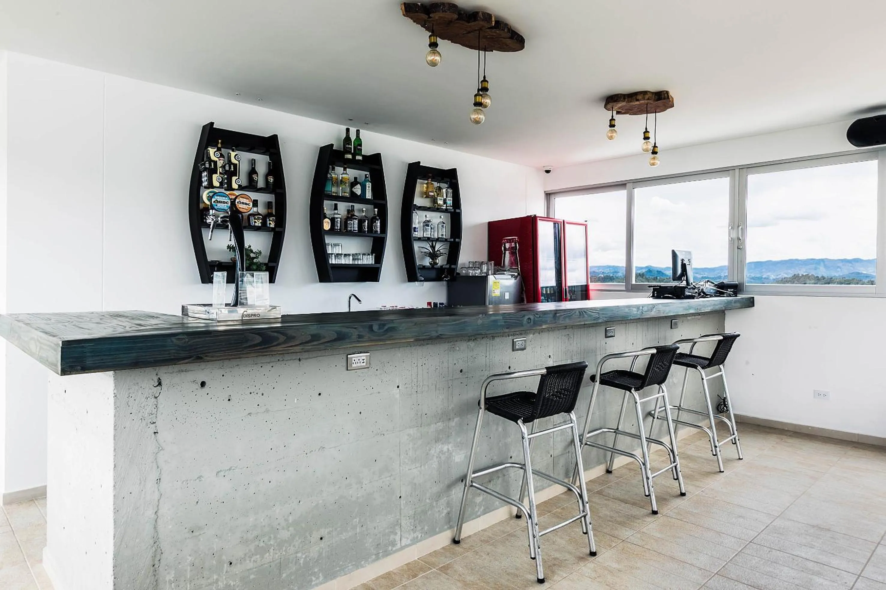 Lounge or bar in Hotel Santorini