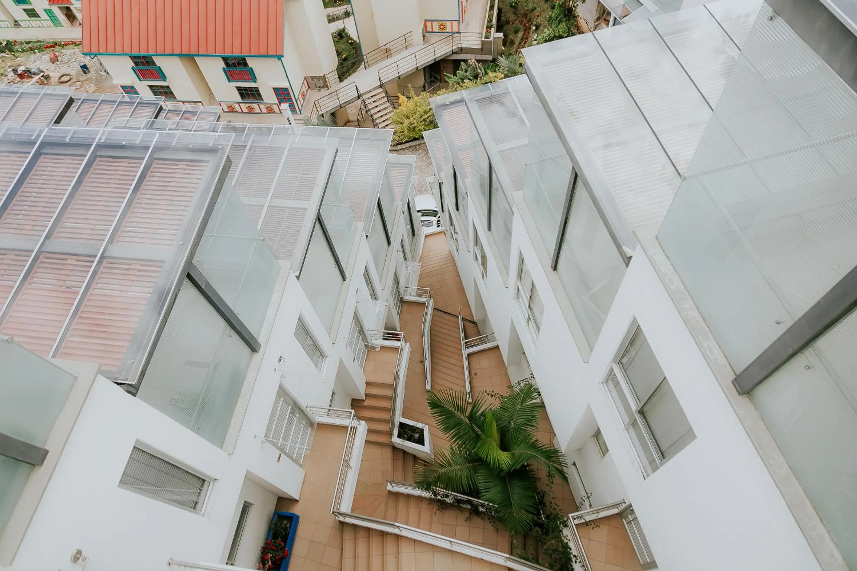 Property building in Hotel Santorini