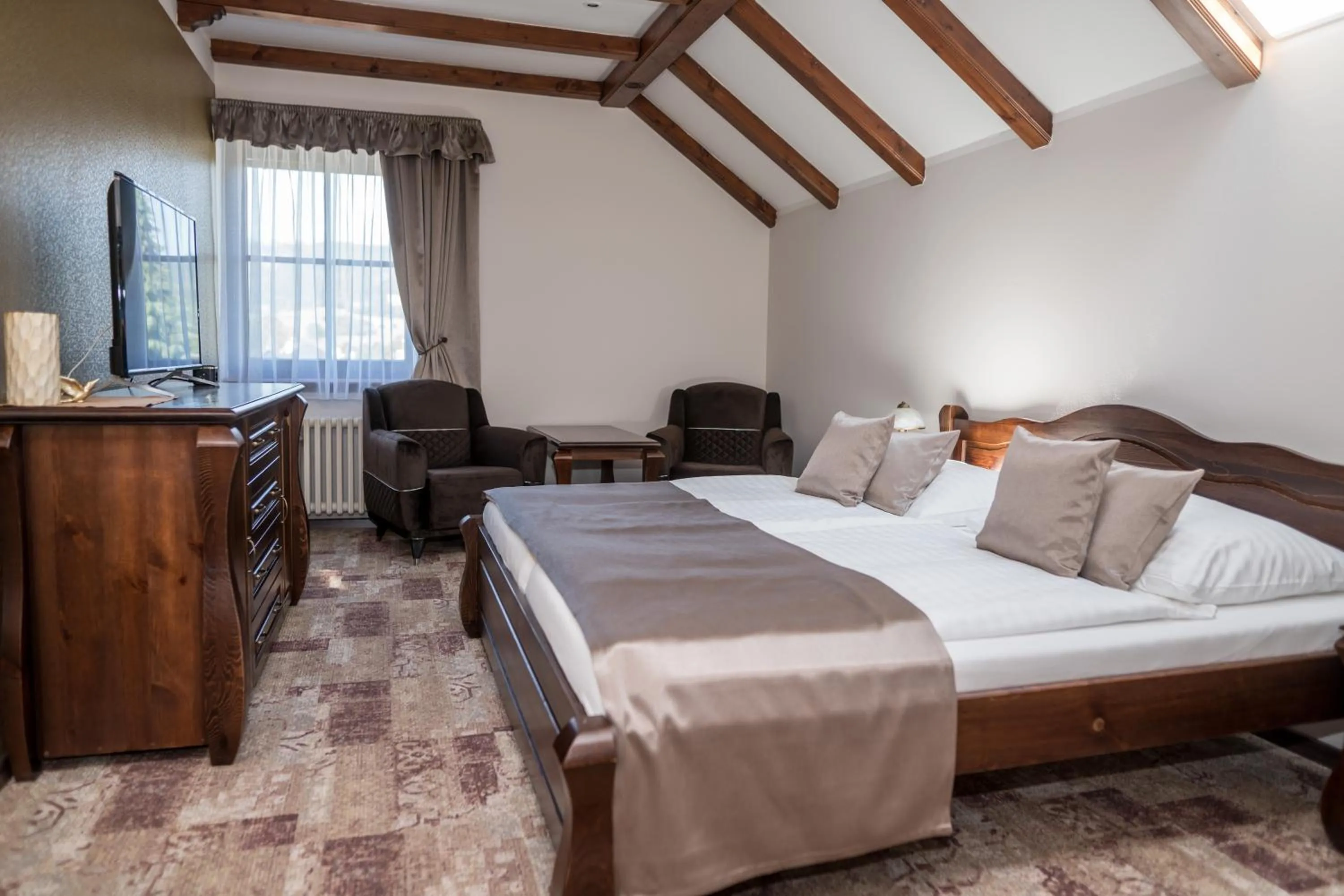 Photo of the whole room, Bed in Villa Žerotín Penzion Bed & Breakfast