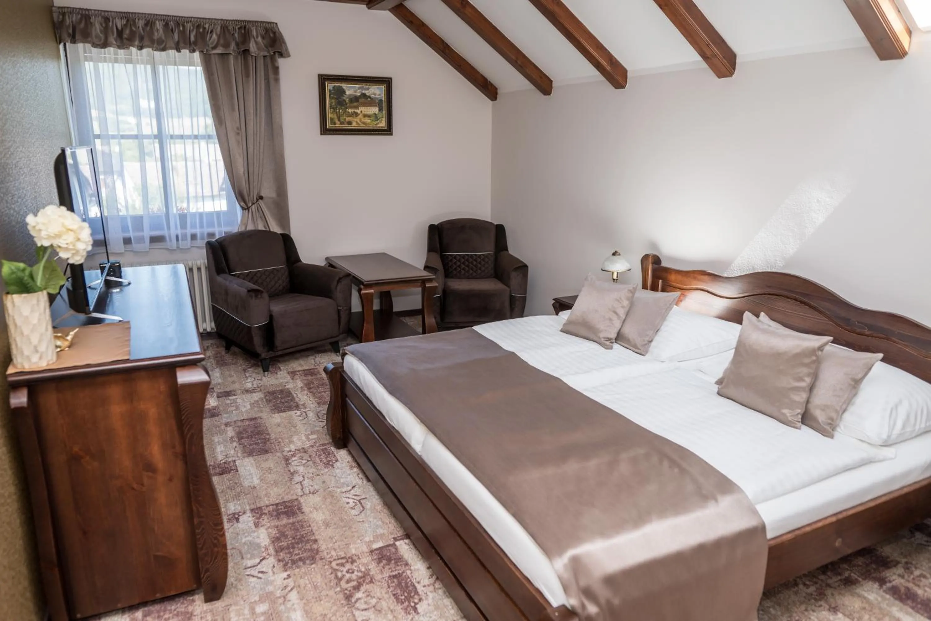 Photo of the whole room, Bed in Villa Žerotín Penzion Bed & Breakfast