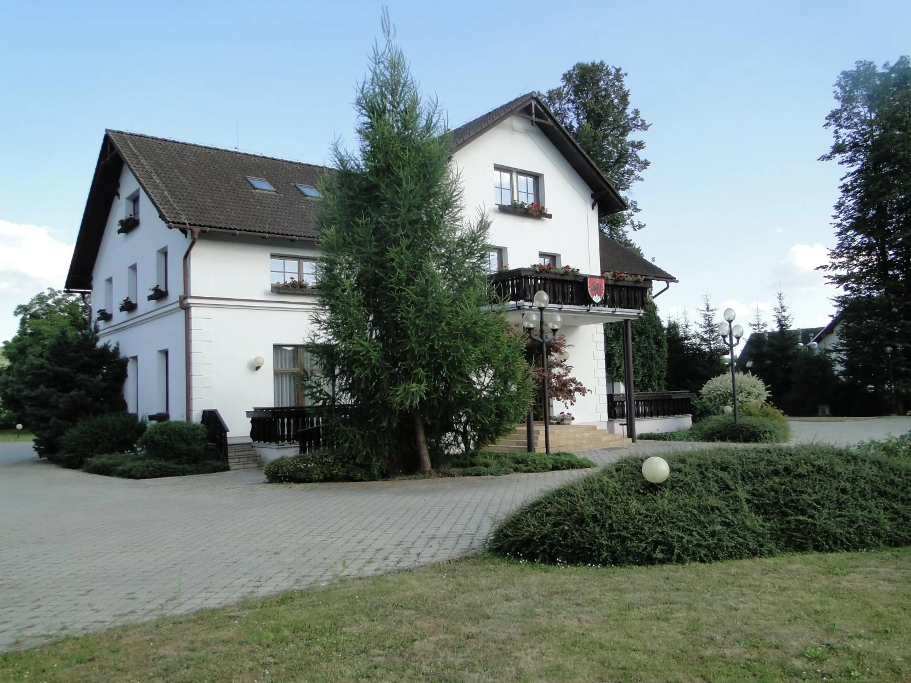 Property building in Villa Žerotín Penzion Bed & Breakfast