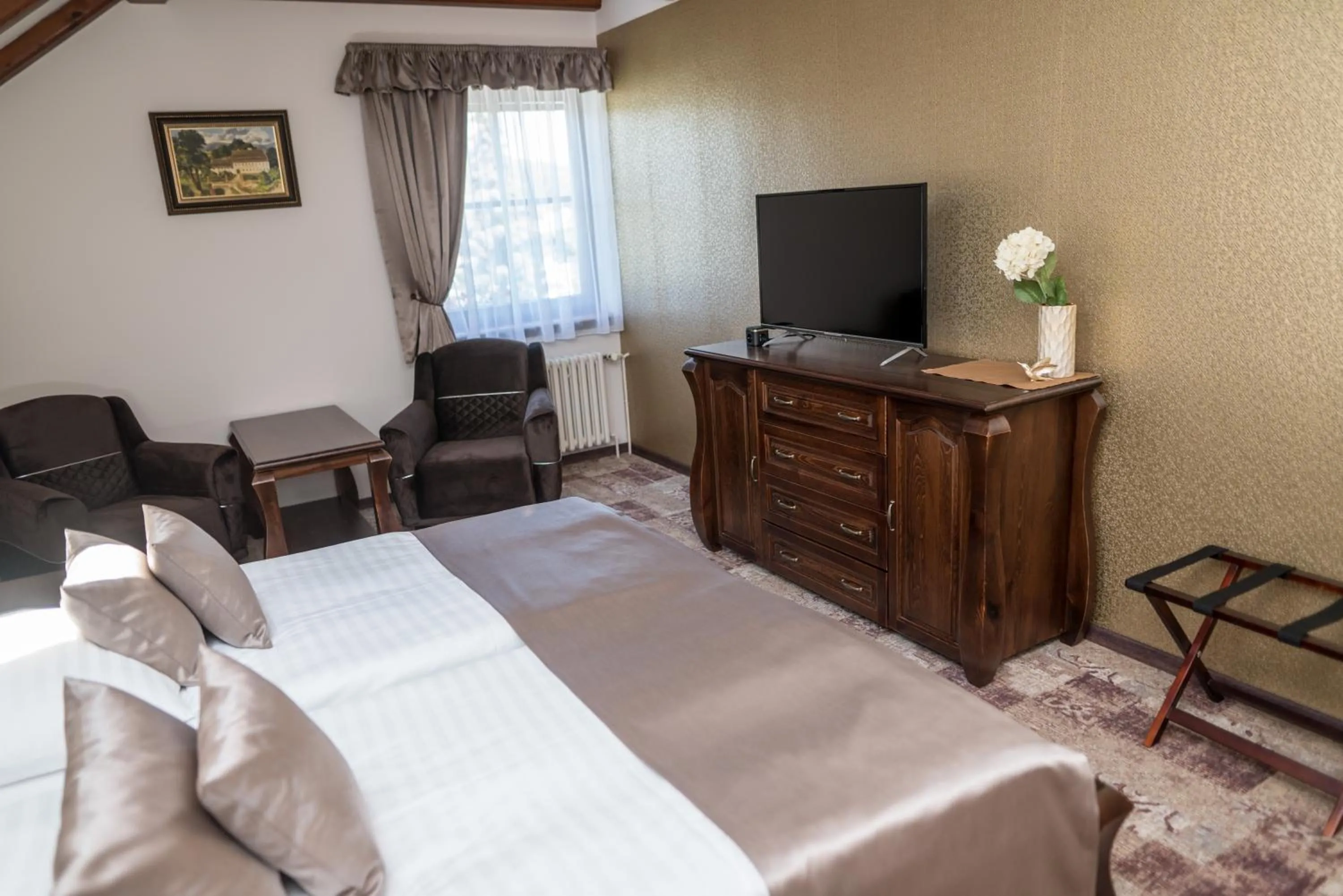 Photo of the whole room, Bed in Villa Žerotín Penzion Bed & Breakfast