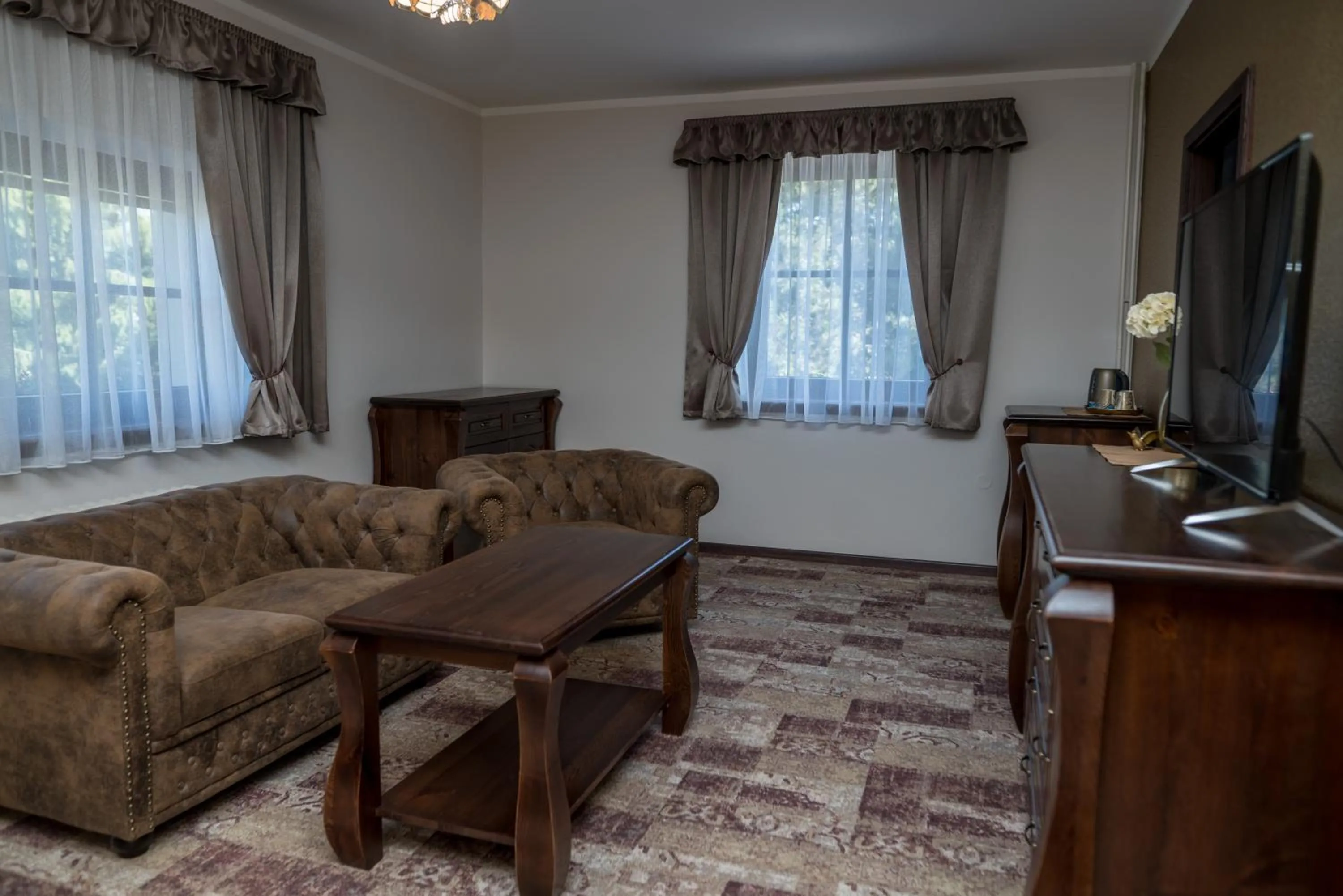 Living room in Villa Žerotín Penzion Bed & Breakfast