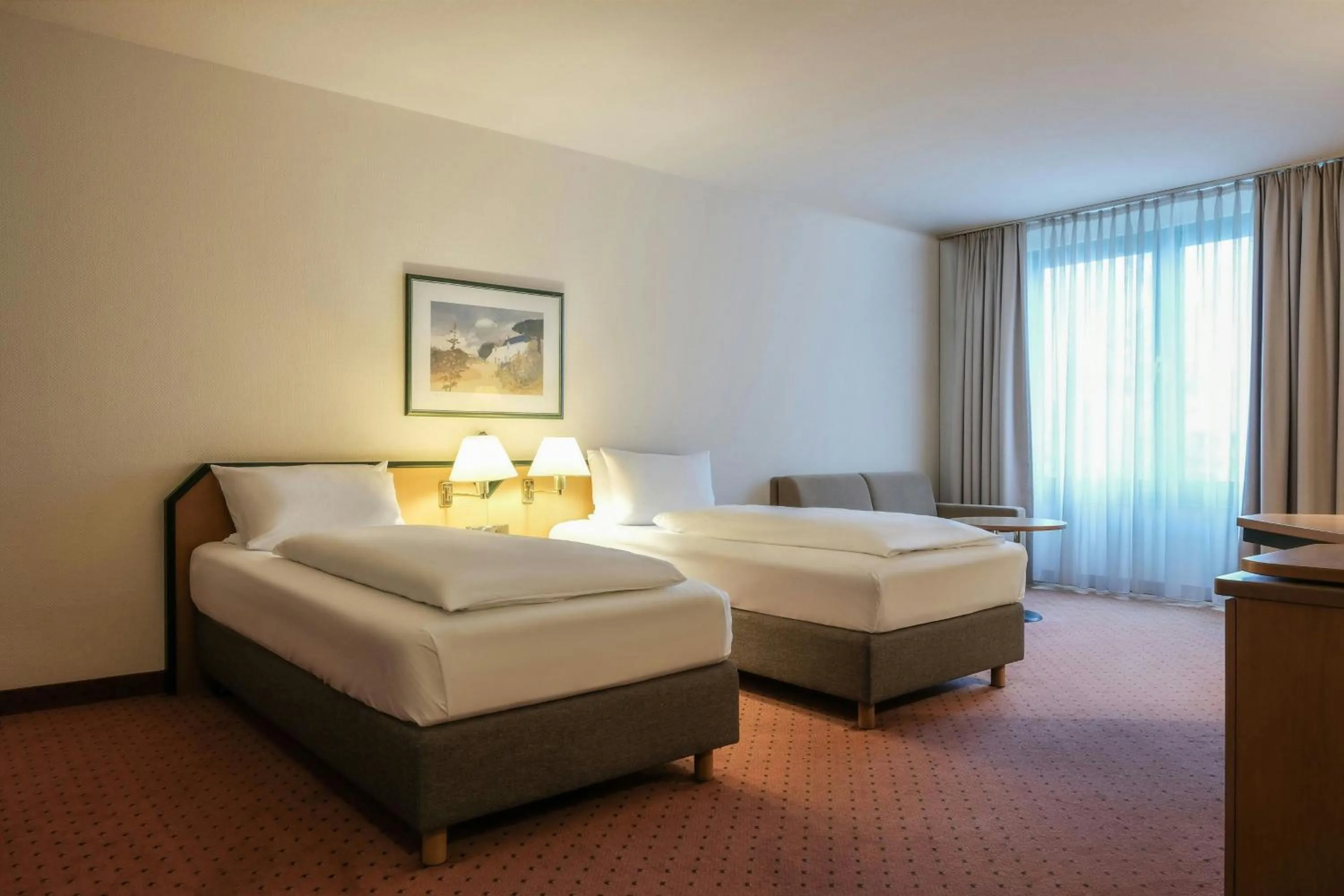 Photo of the whole room, Bed in FOUR Essen City Centre