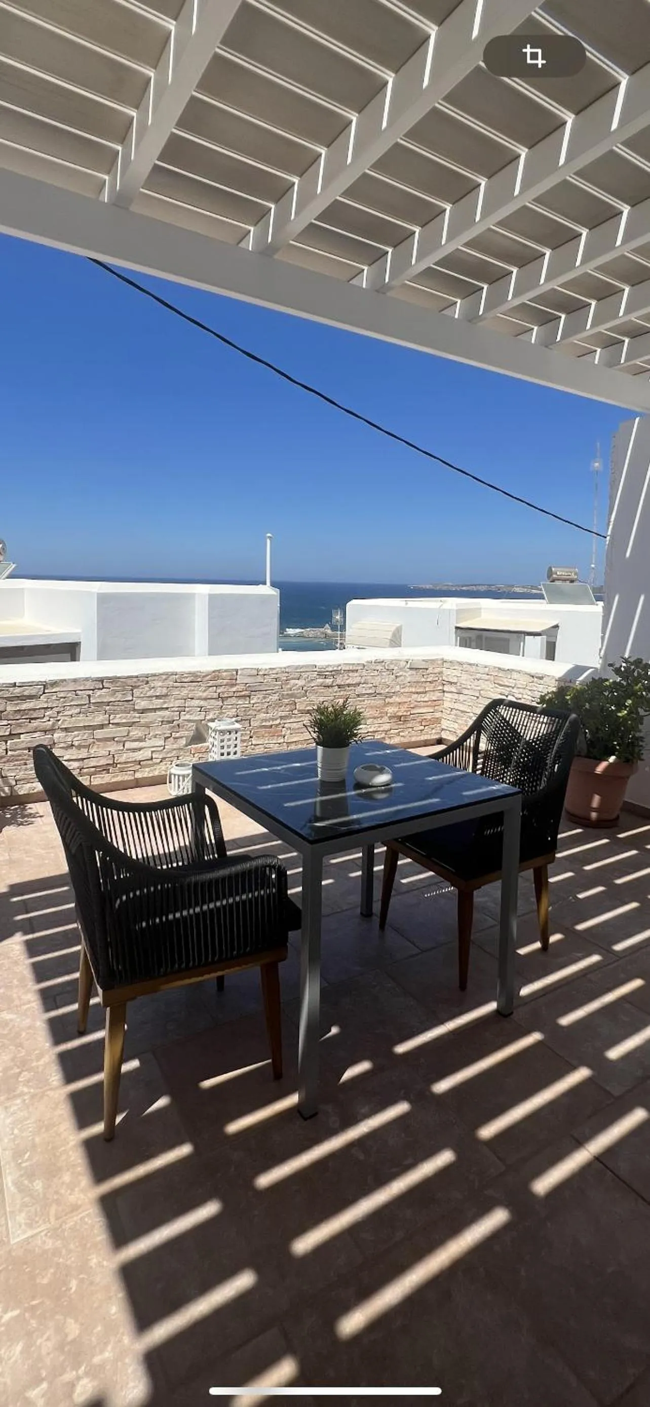Seating area in Katerina Apartments & Studios