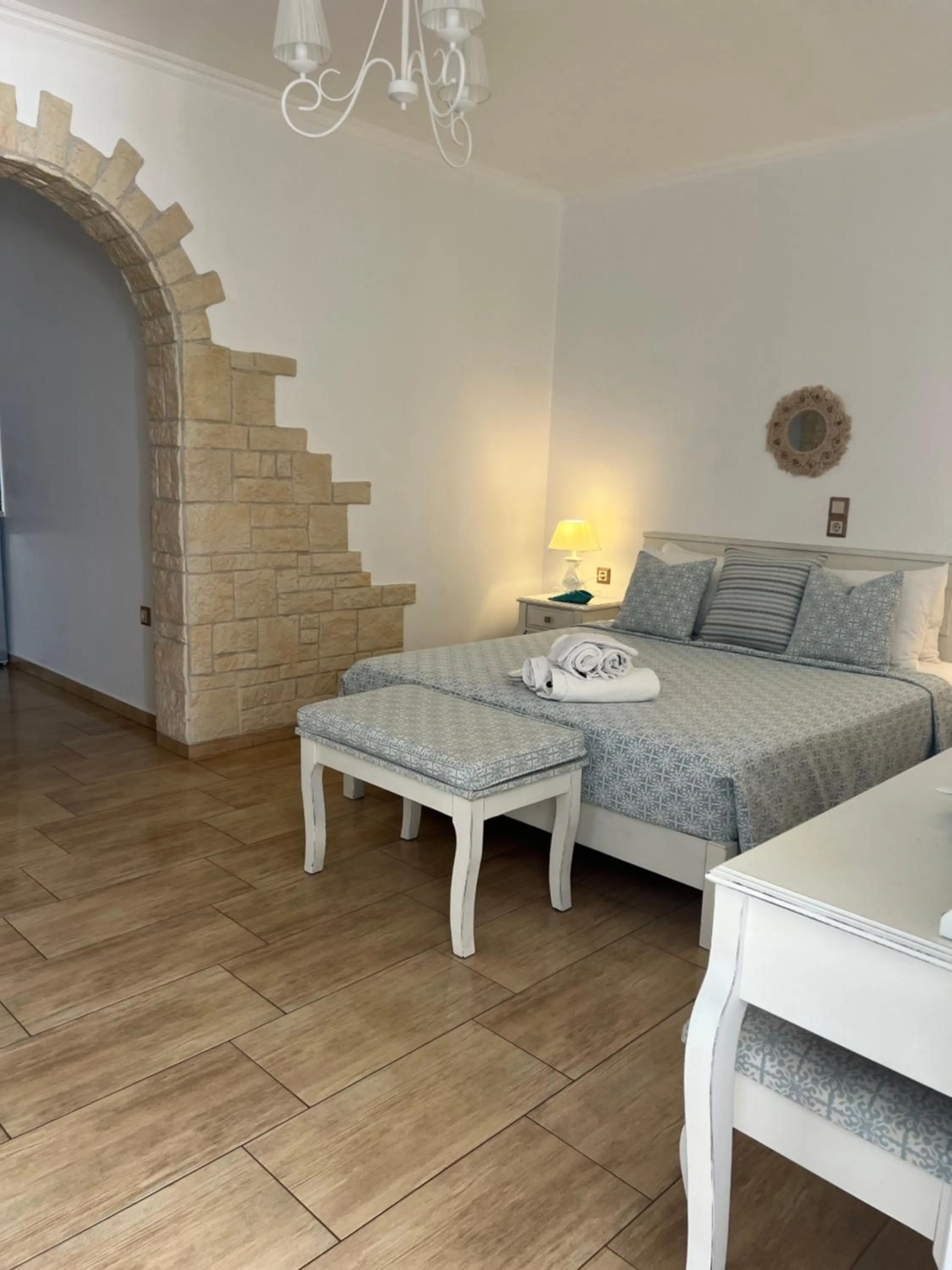 Bedroom in Katerina Apartments & Studios