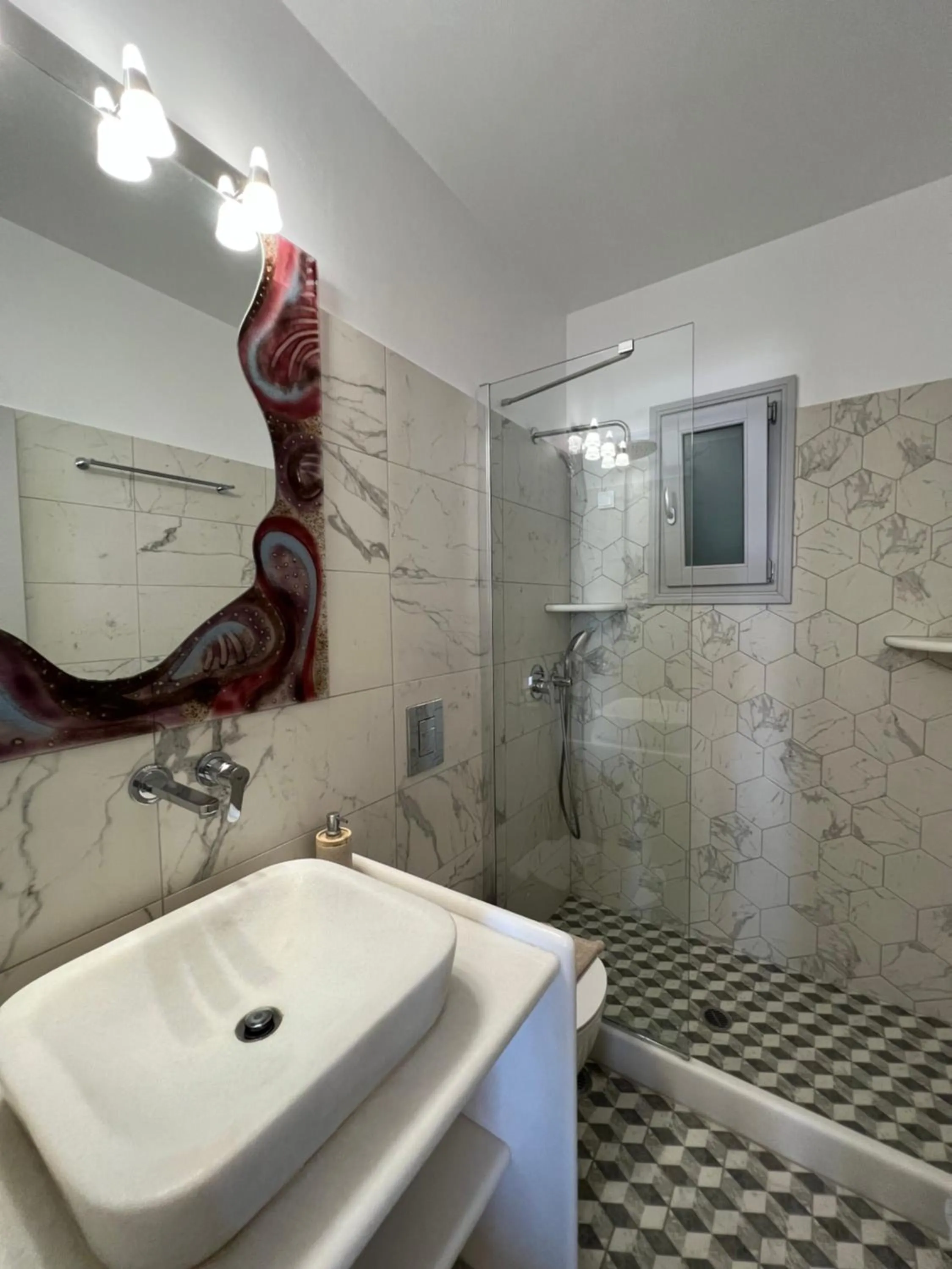 Shower in Katerina Apartments & Studios