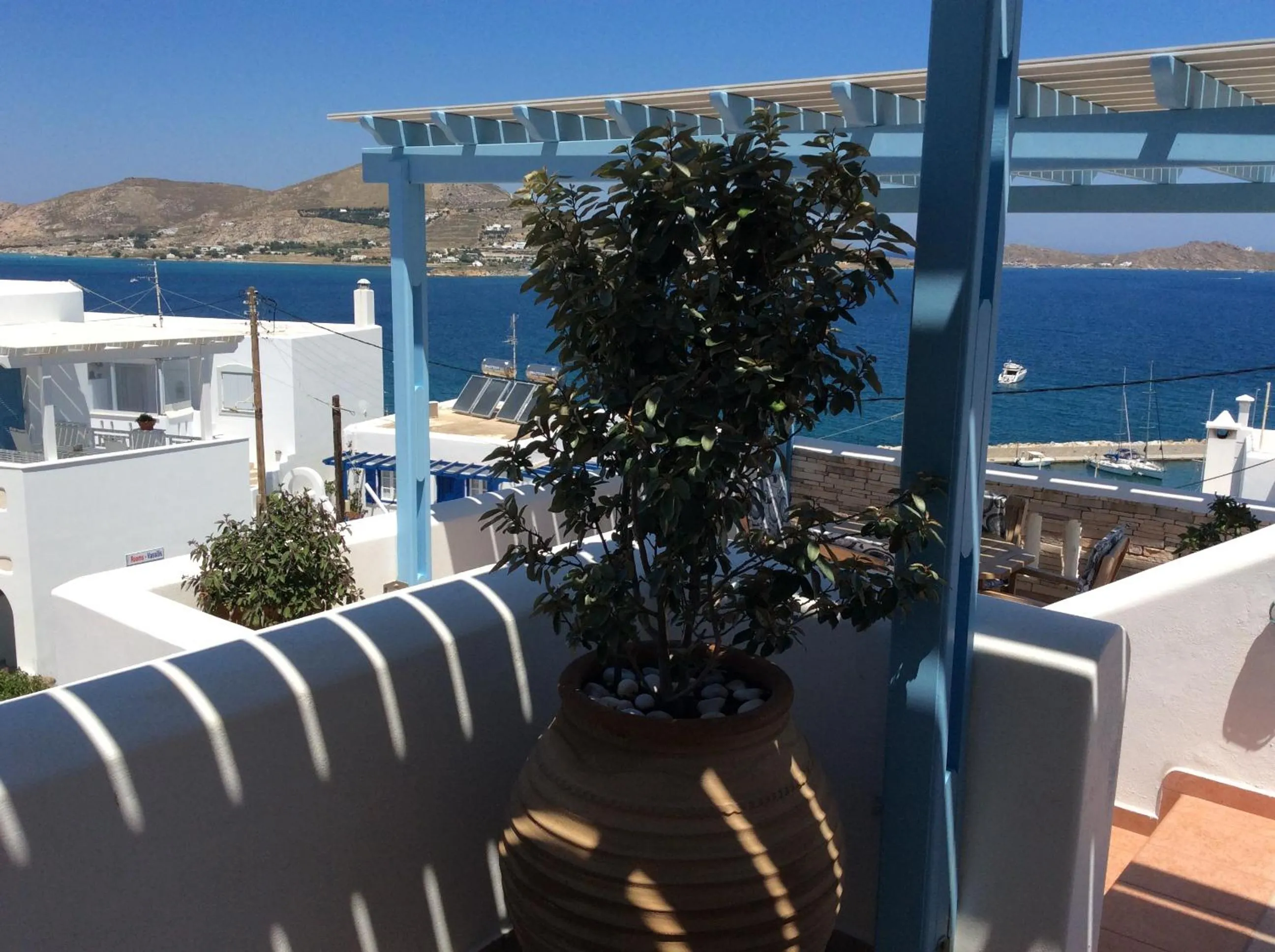 Balcony/Terrace in Katerina Apartments & Studios