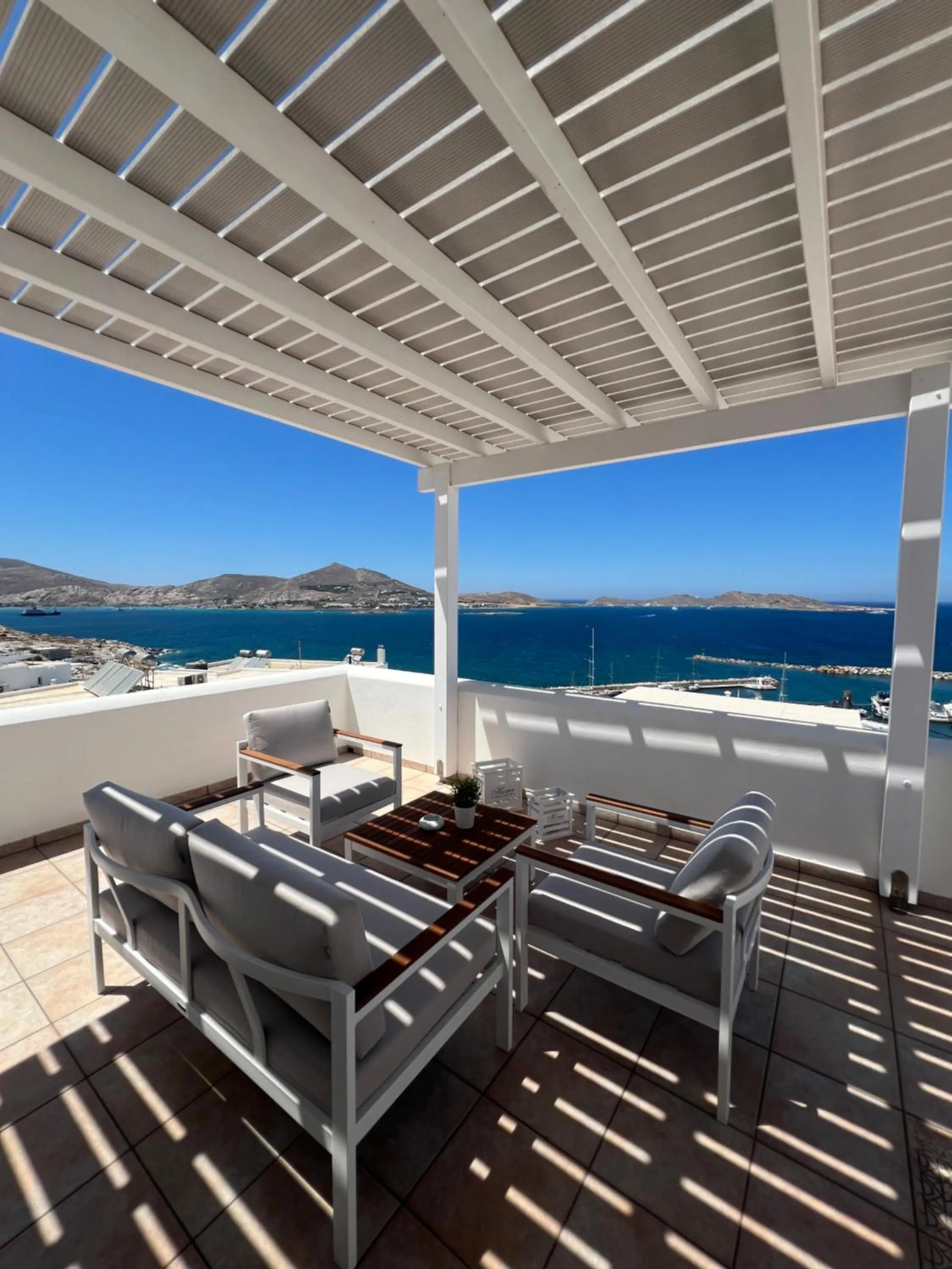 Balcony/Terrace in Katerina Apartments & Studios