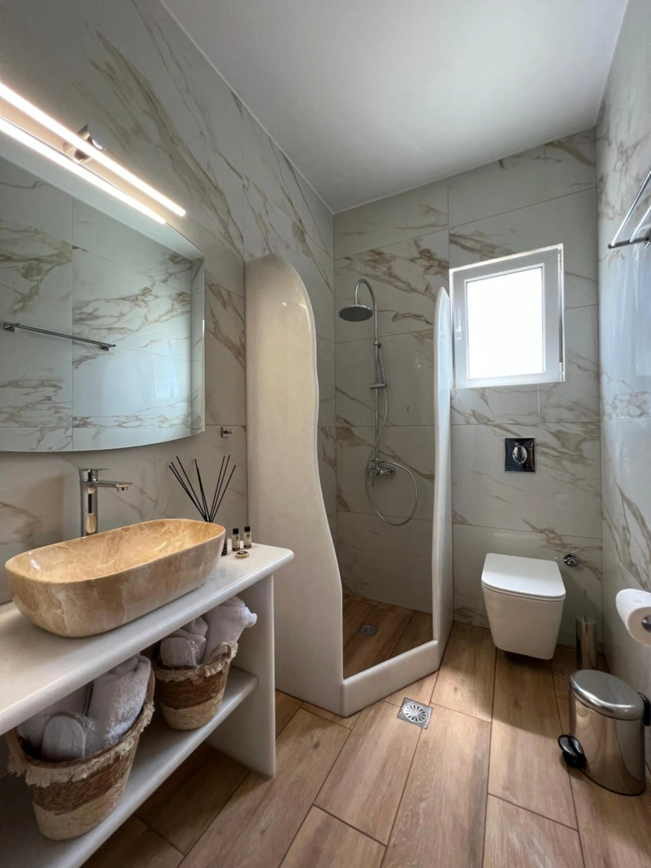 Bathroom in Katerina Apartments & Studios