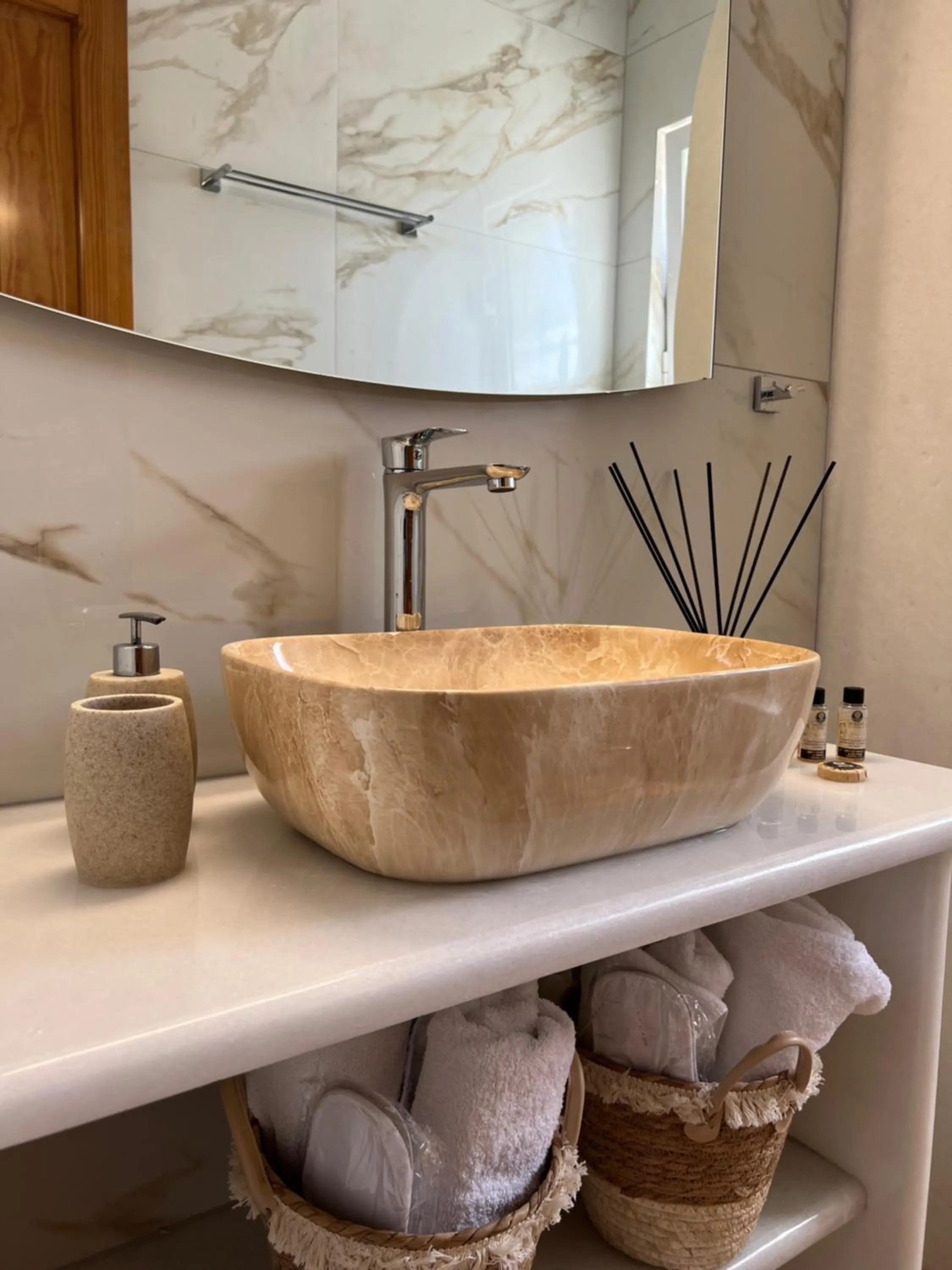 Bathroom in Katerina Apartments & Studios