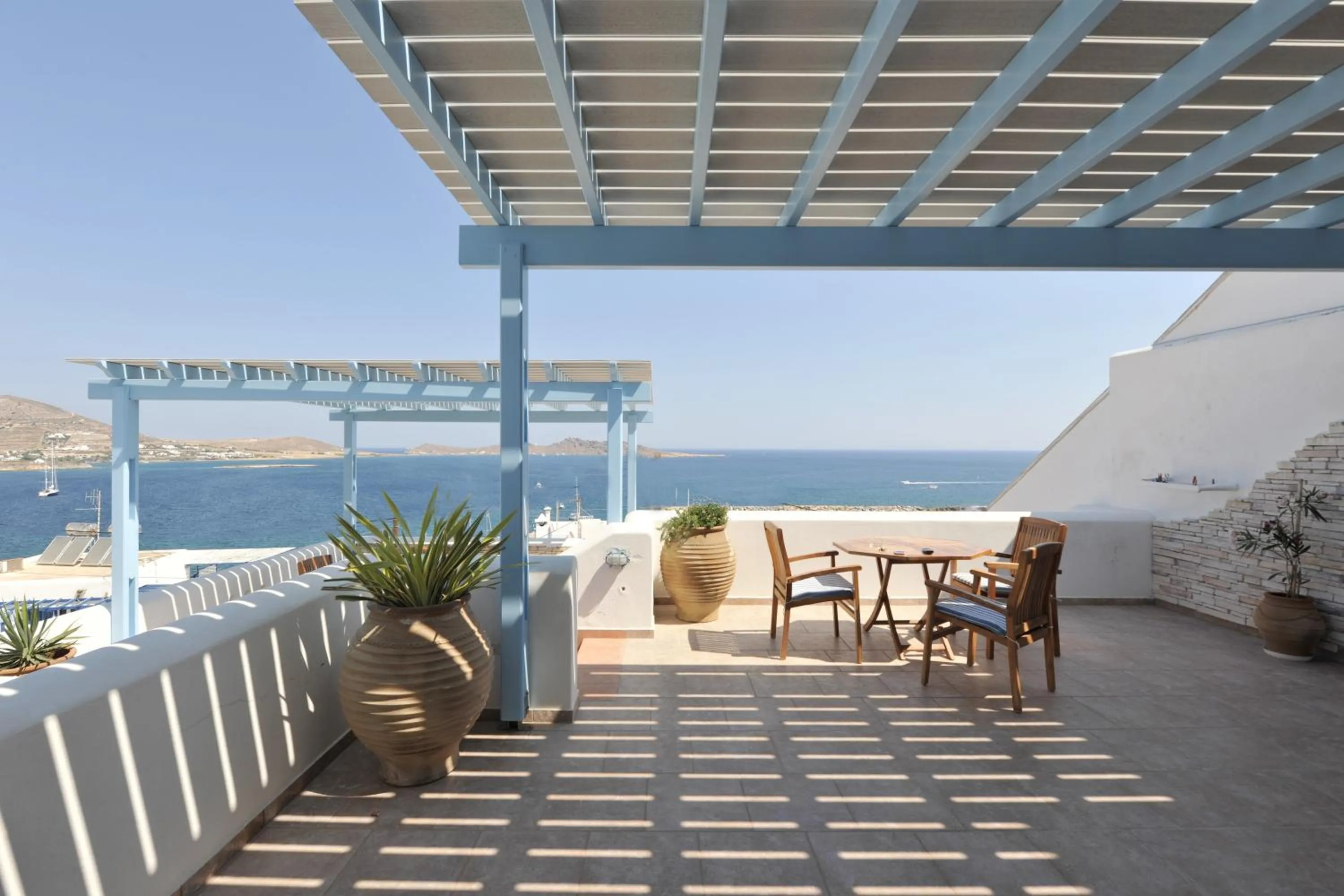 Balcony/Terrace in Katerina Apartments & Studios