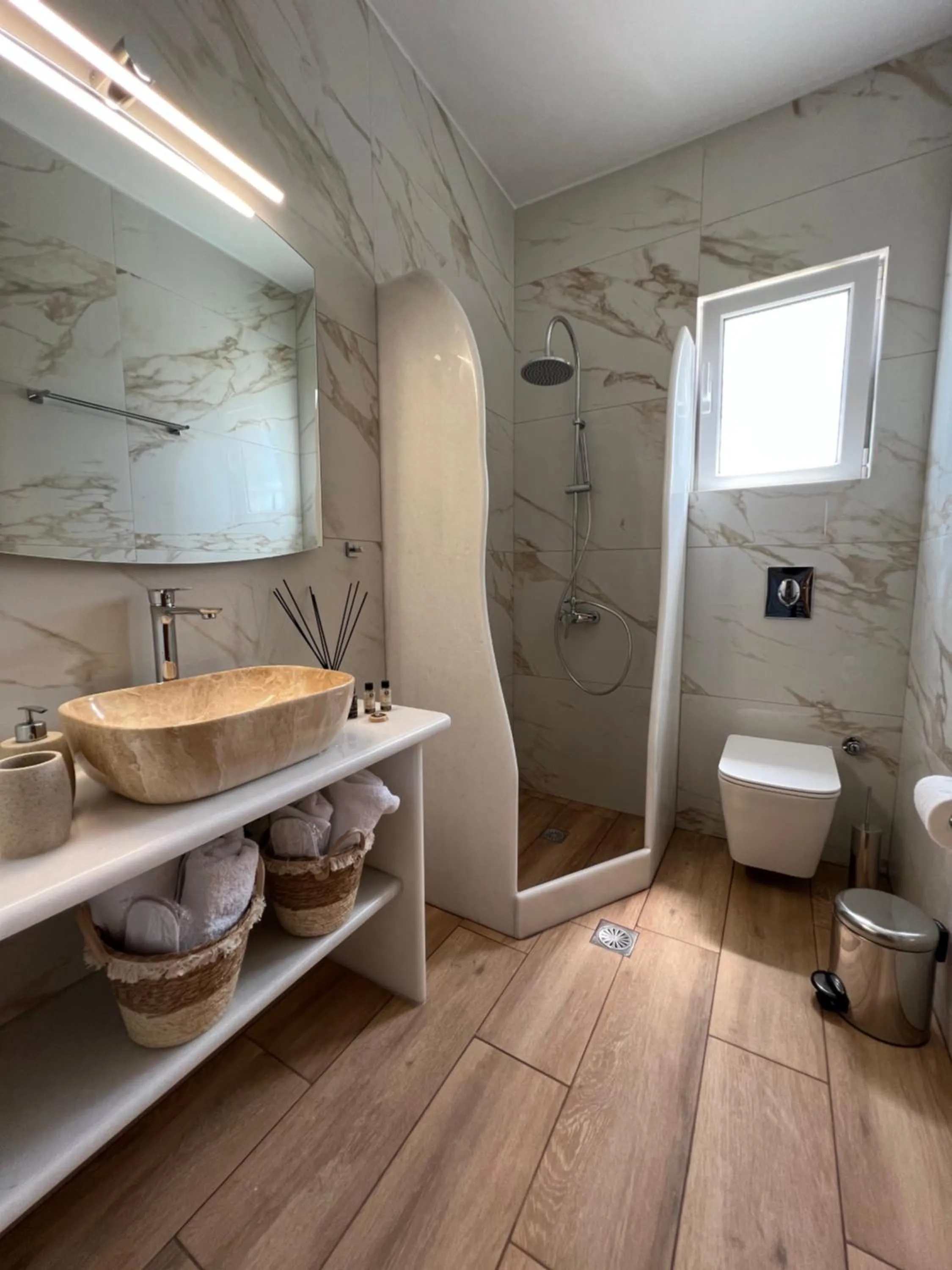 Bathroom in Katerina Apartments & Studios