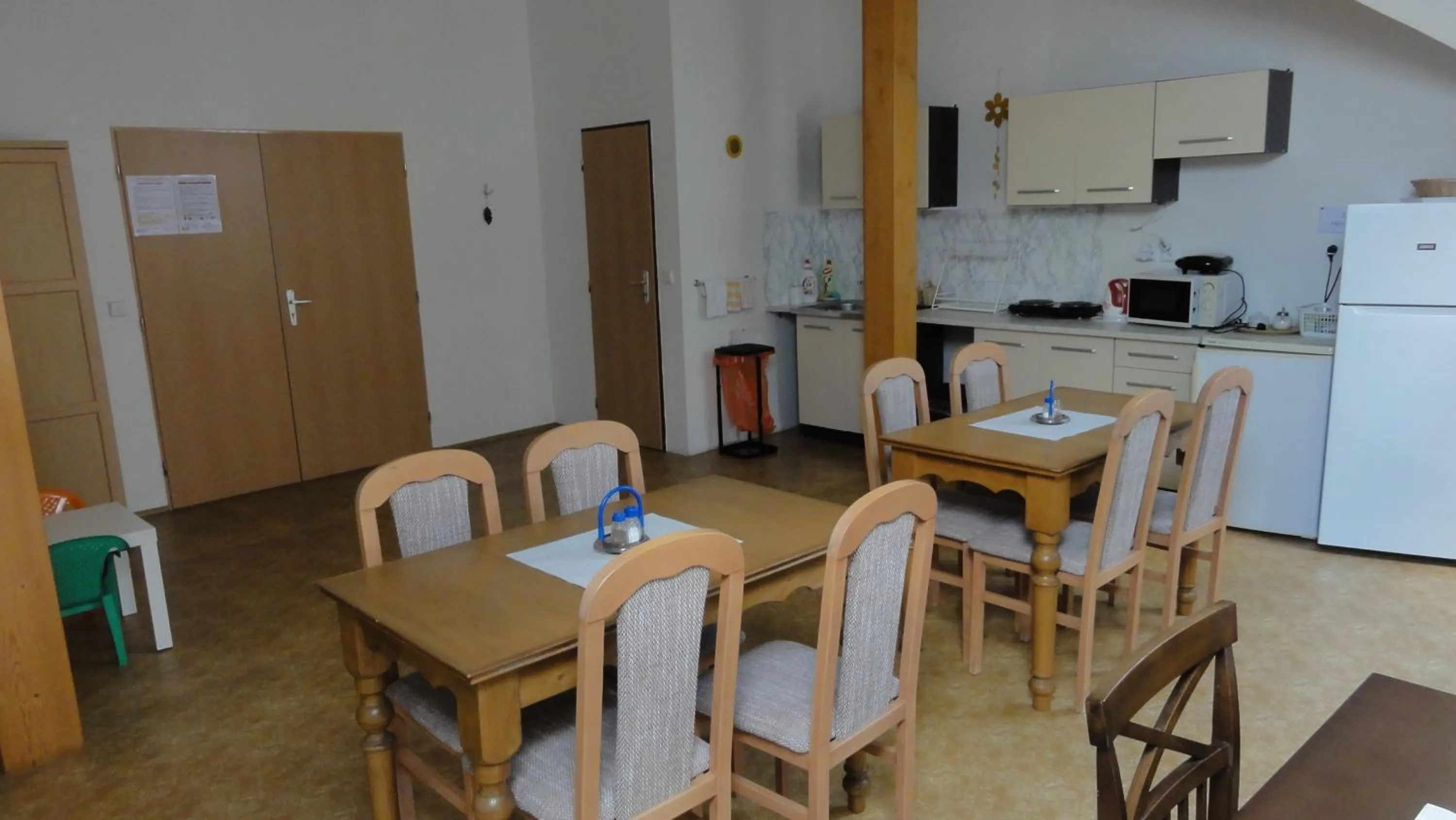 Kitchen or kitchenette in Penzion U Hradeb
