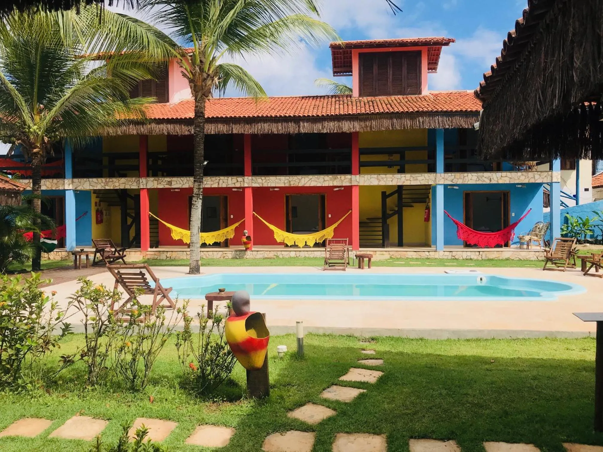 Swimming pool in Pousada Perola da Barra