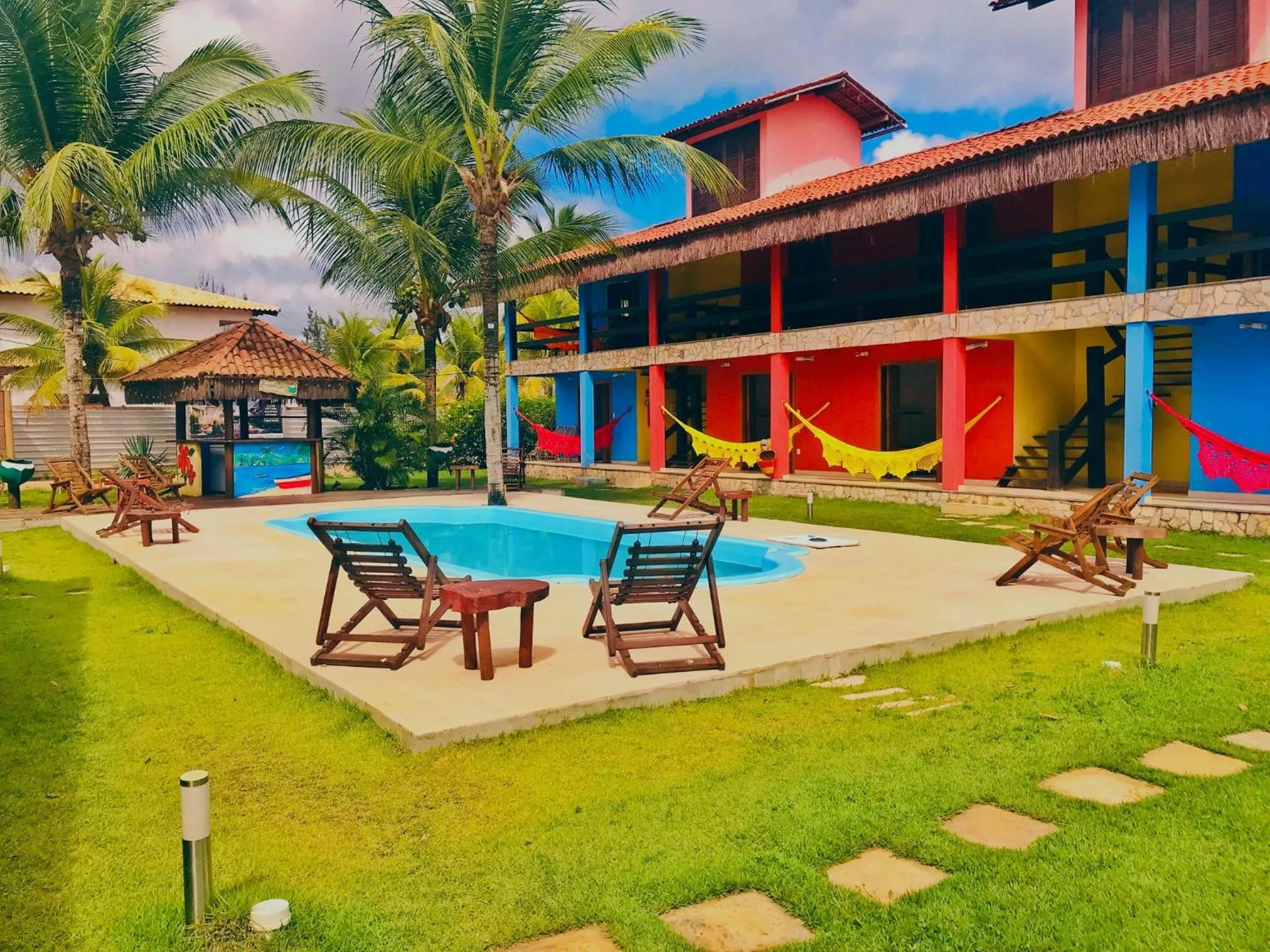 Garden view in Pousada Perola da Barra