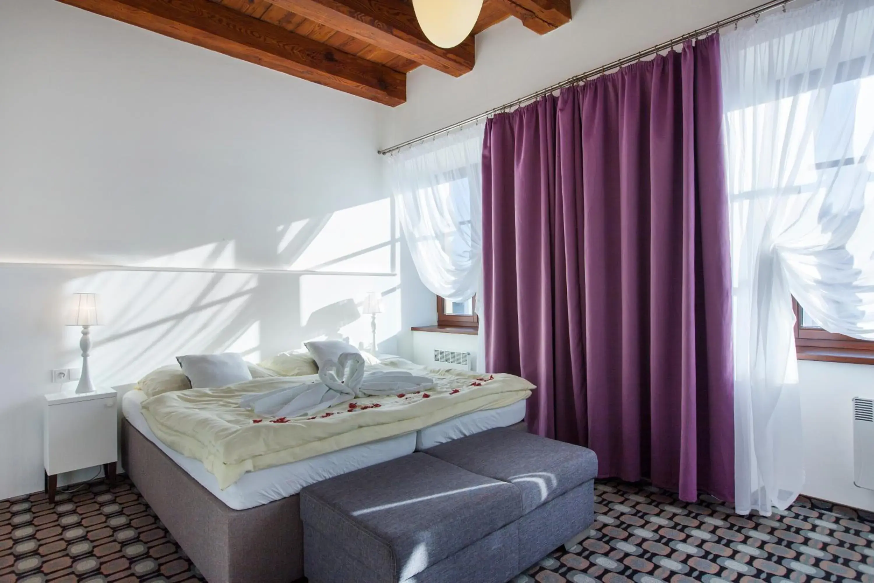 Double Room with Château View in Hotel Salety Double Room with Château View in Hotel Salety