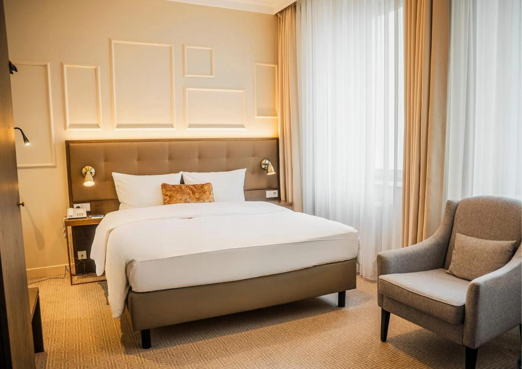 Patio, Bed in Parkhotel Kurhaus