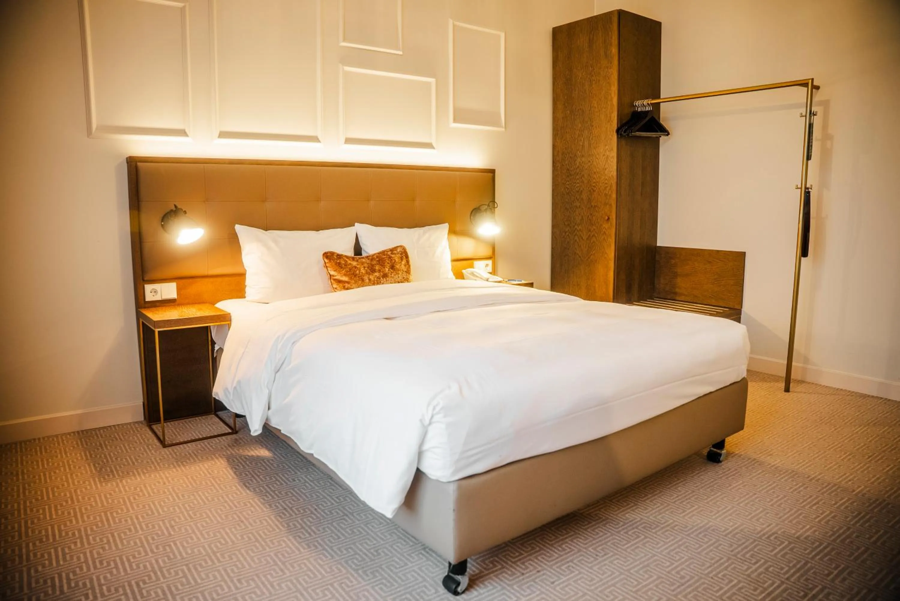 Photo of the whole room, Bed in Parkhotel Kurhaus