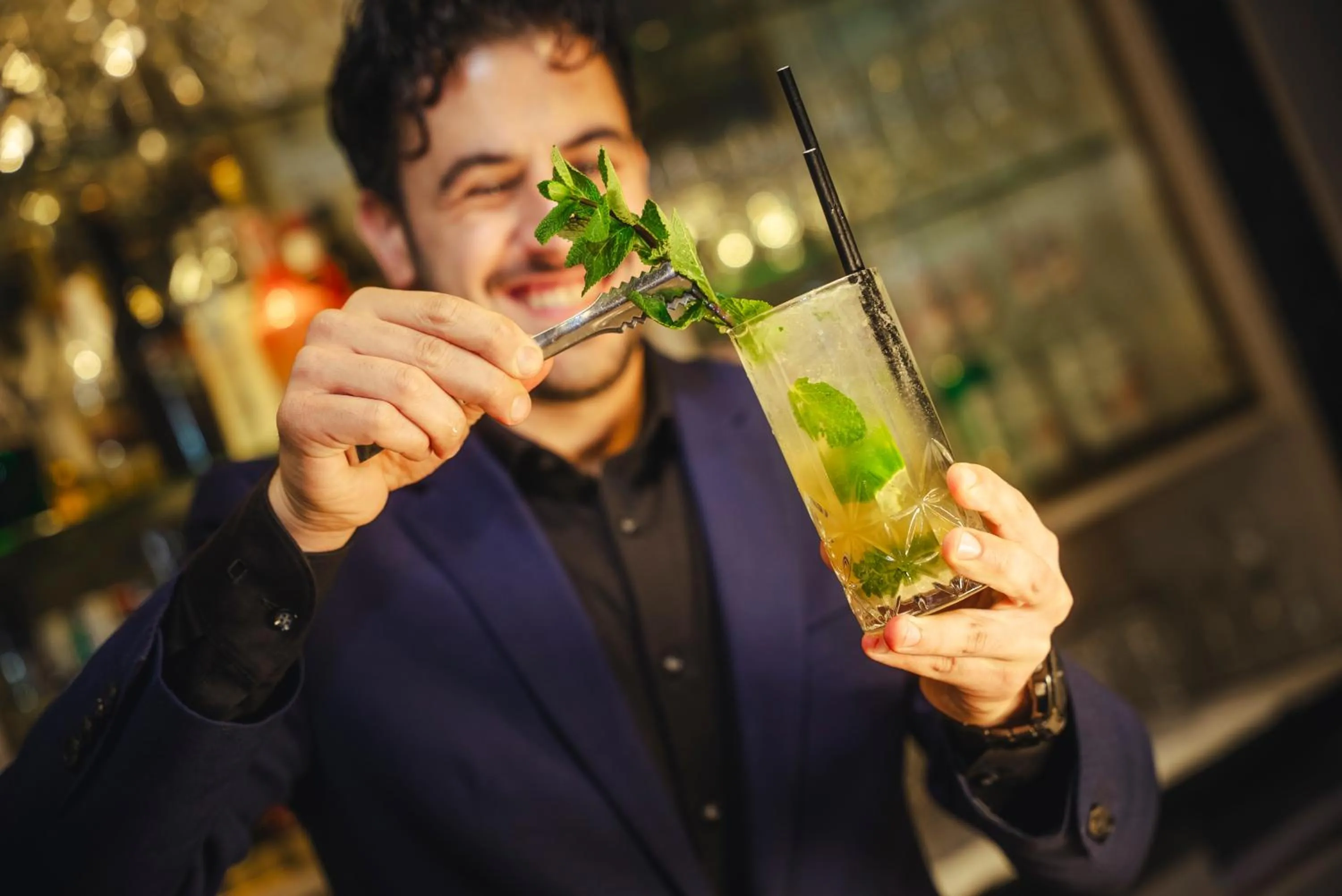 Lounge or bar in Parkhotel Kurhaus