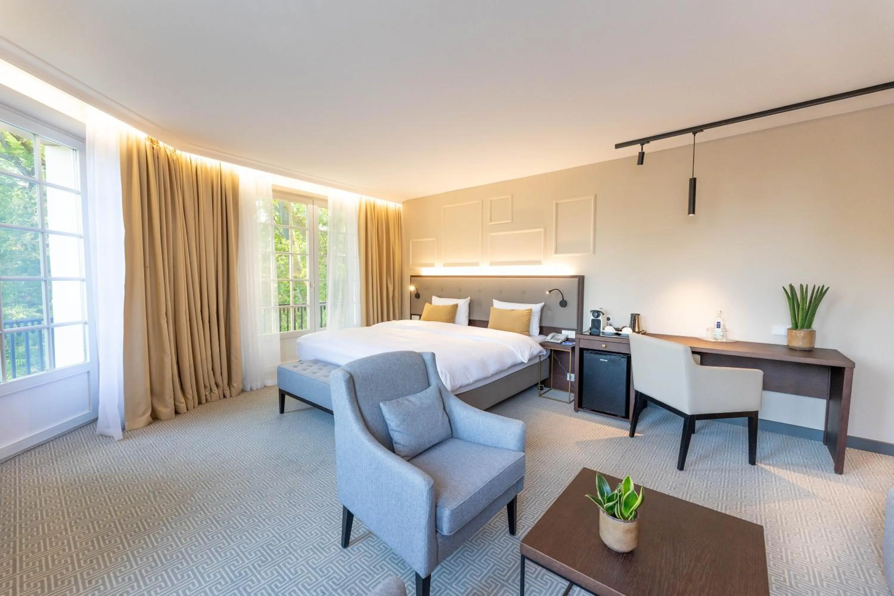 Living room, Bed in Parkhotel Kurhaus