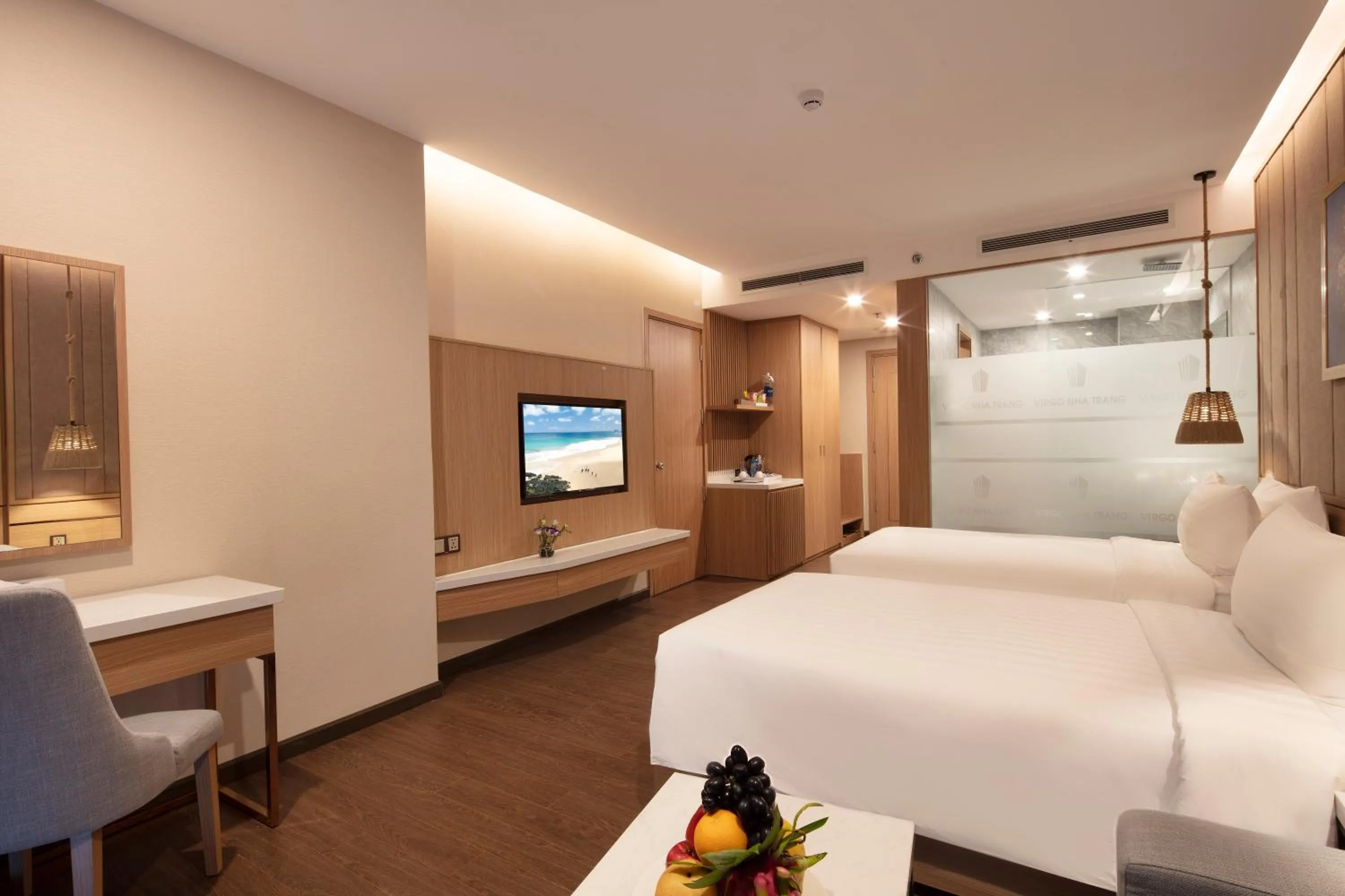 Bed in Virgo Hotel Nha Trang