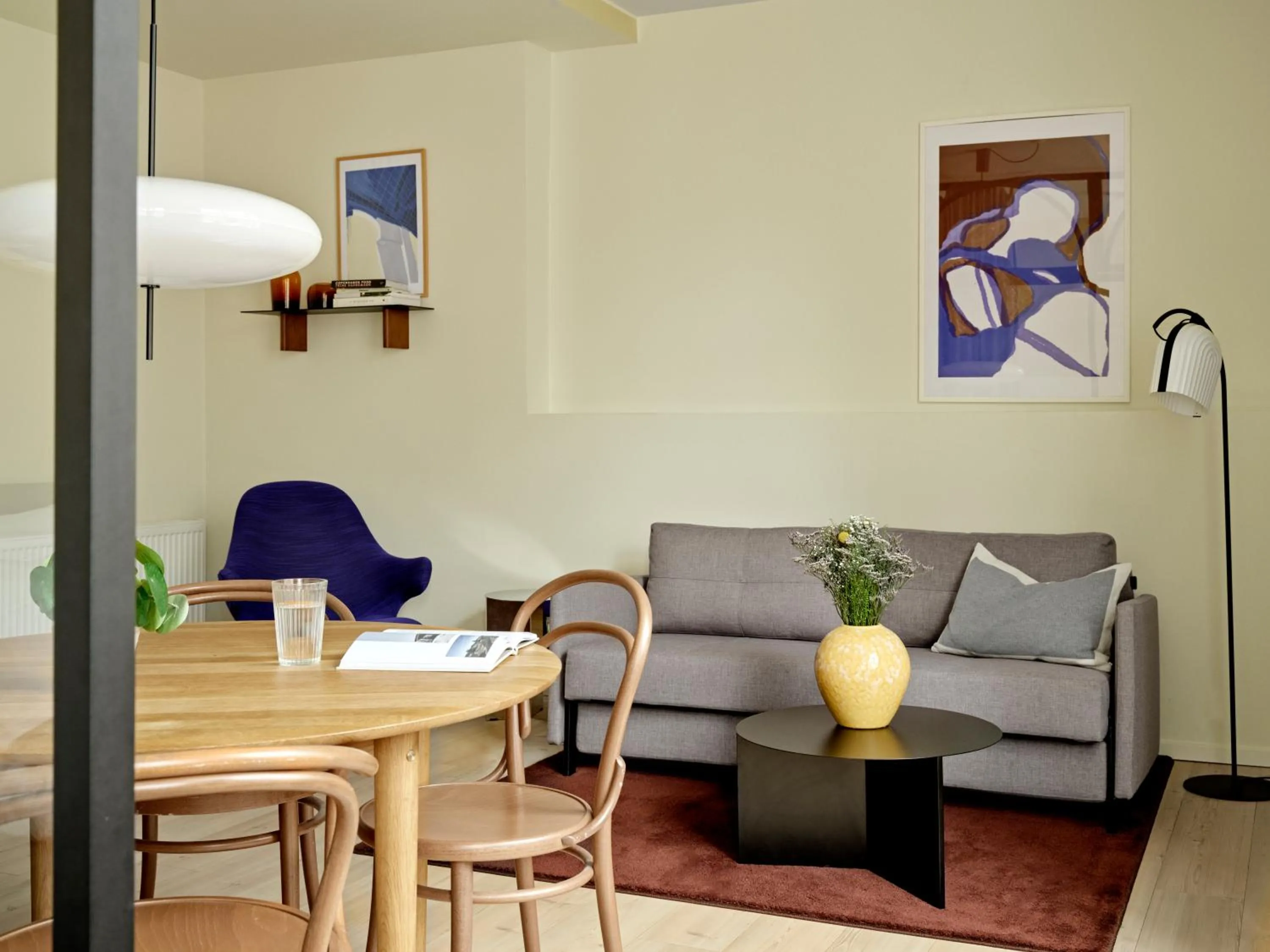 Living room in Apēron Apartment Hotel