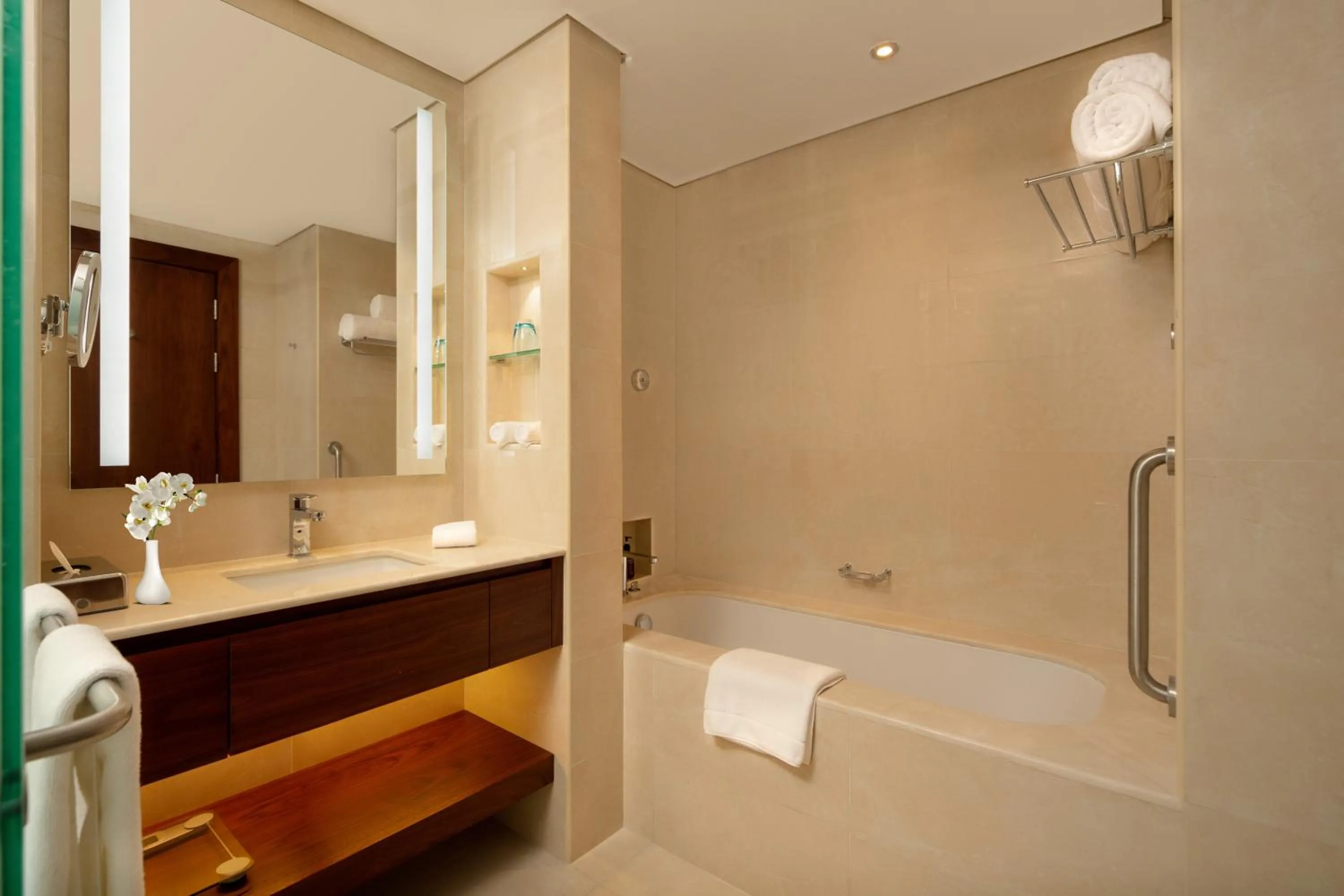 Bathroom in dusitD2 Salwa Doha