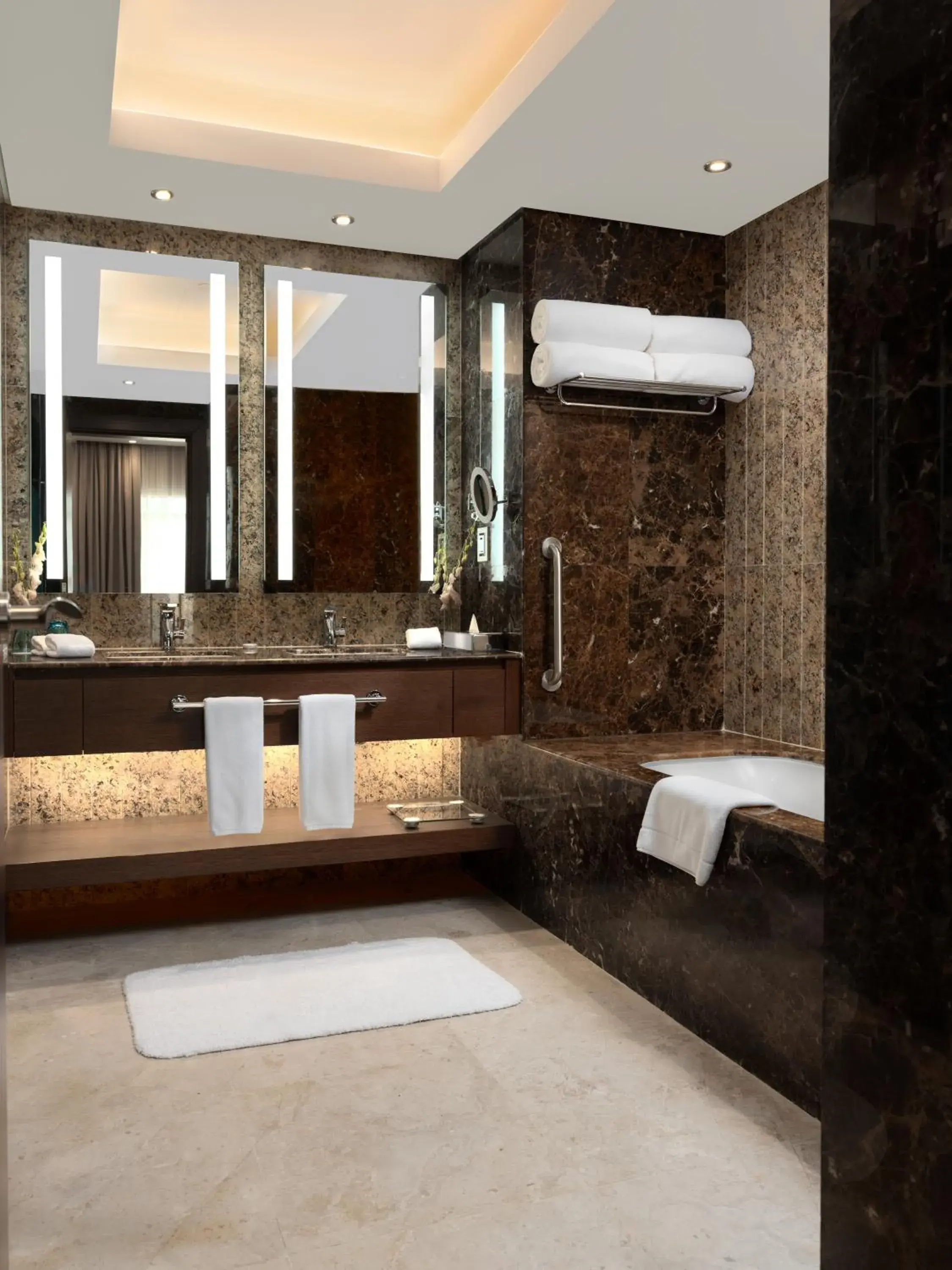 Bathroom in dusitD2 Salwa Doha Bathroom in dusitD2 Salwa Doha