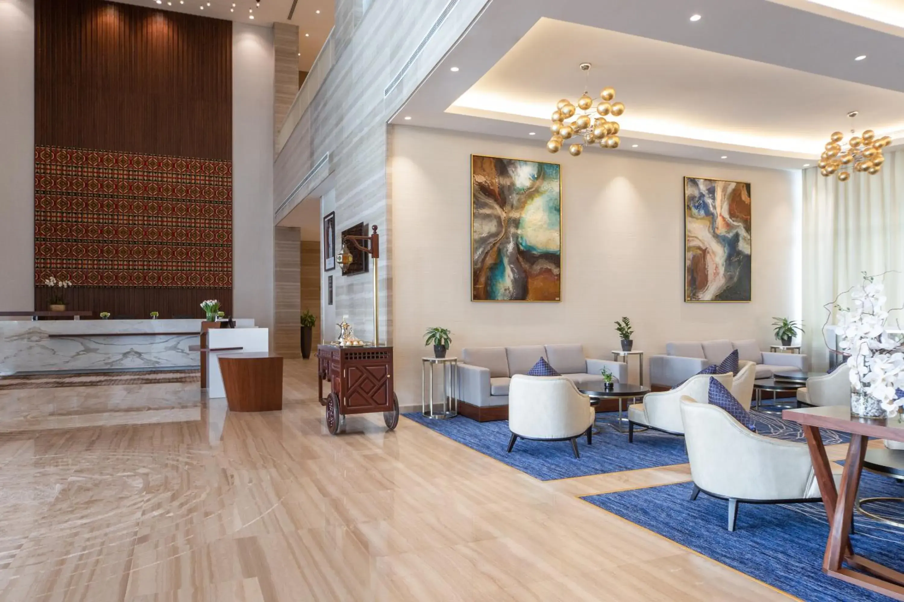 Lobby or reception in dusitD2 Salwa Doha Lobby or reception in dusitD2 Salwa Doha