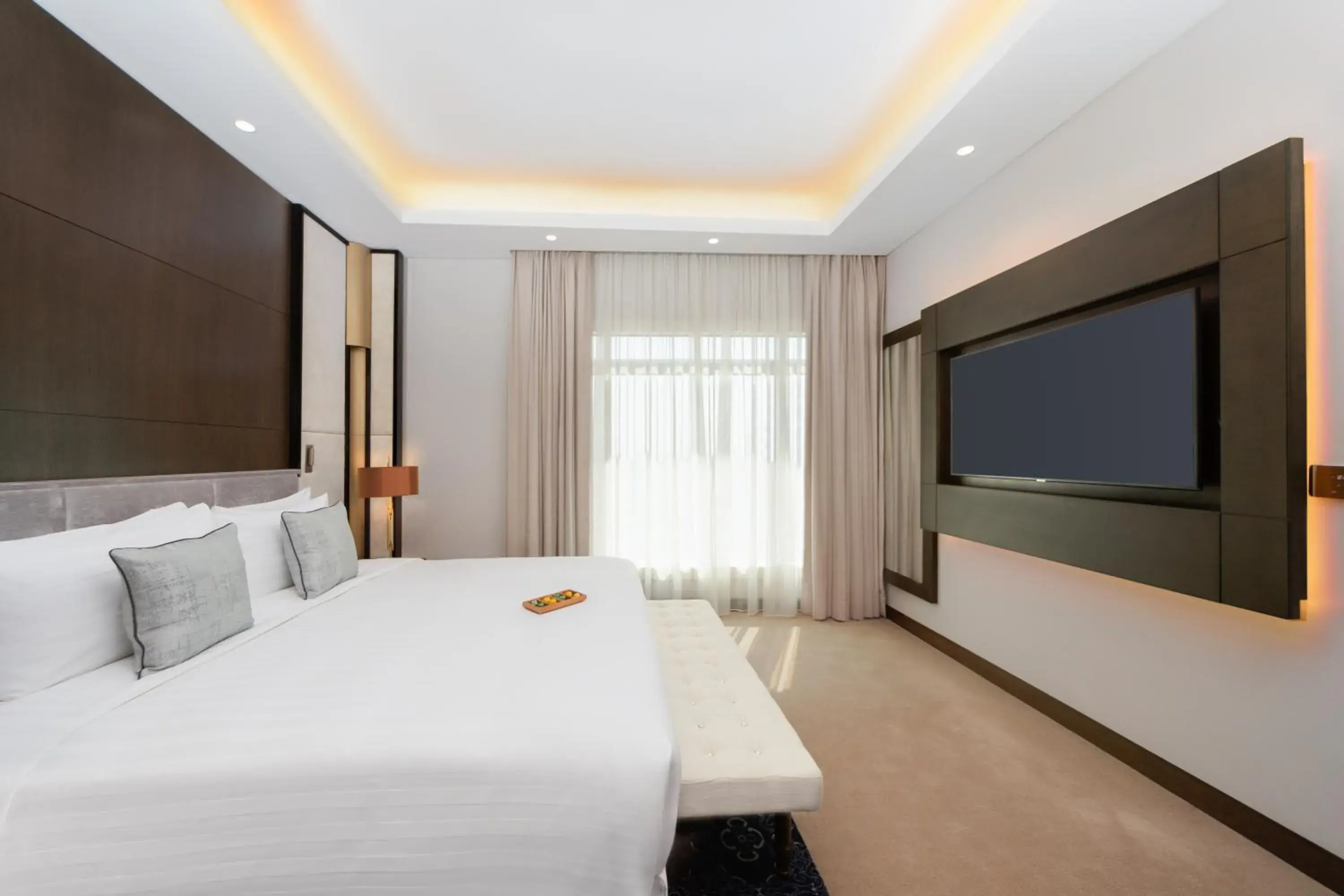 View (from property/room), Bed in dusitD2 Salwa Doha View (from property/room), Bed in dusitD2 Salwa Doha