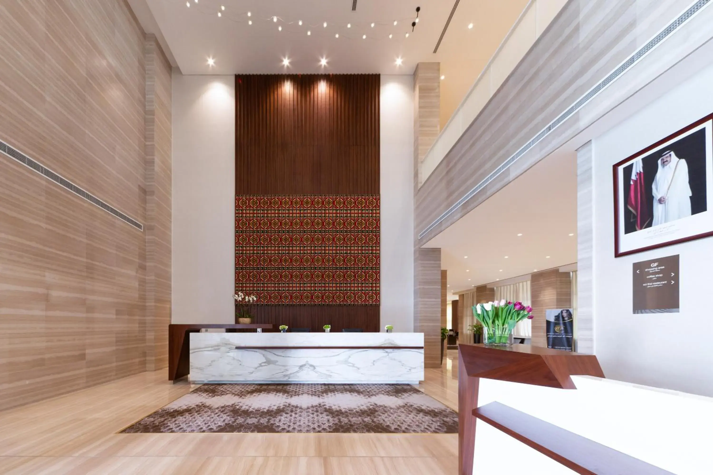 Lobby or reception in dusitD2 Salwa Doha Lobby or reception in dusitD2 Salwa Doha