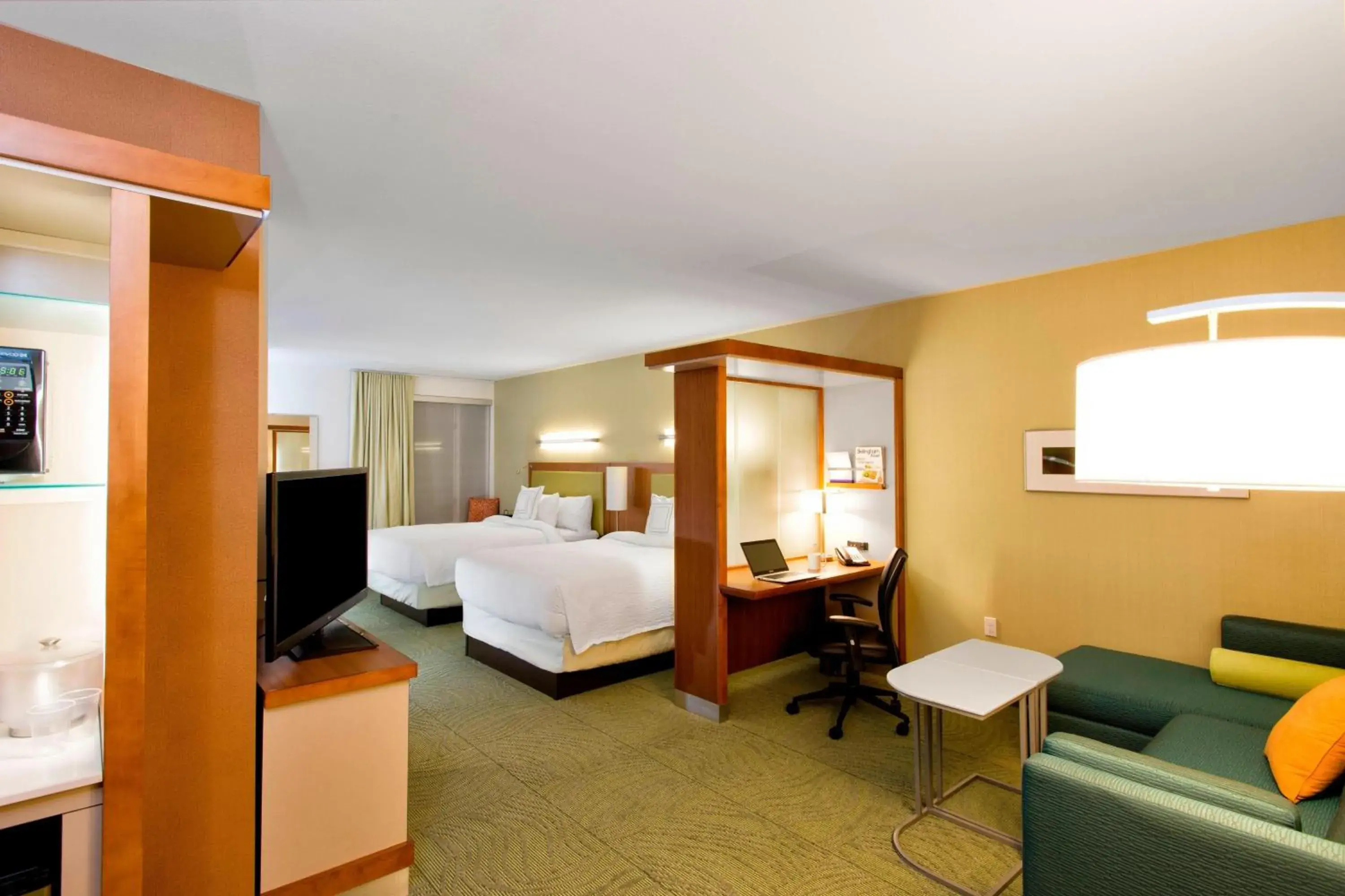 Queen Studio with Two Queen Beds and Sofa Bed in SpringHill Suites by Marriott Bellingham Queen Studio with Two Queen Beds and Sofa Bed in SpringHill Suites by Marriott Bellingham