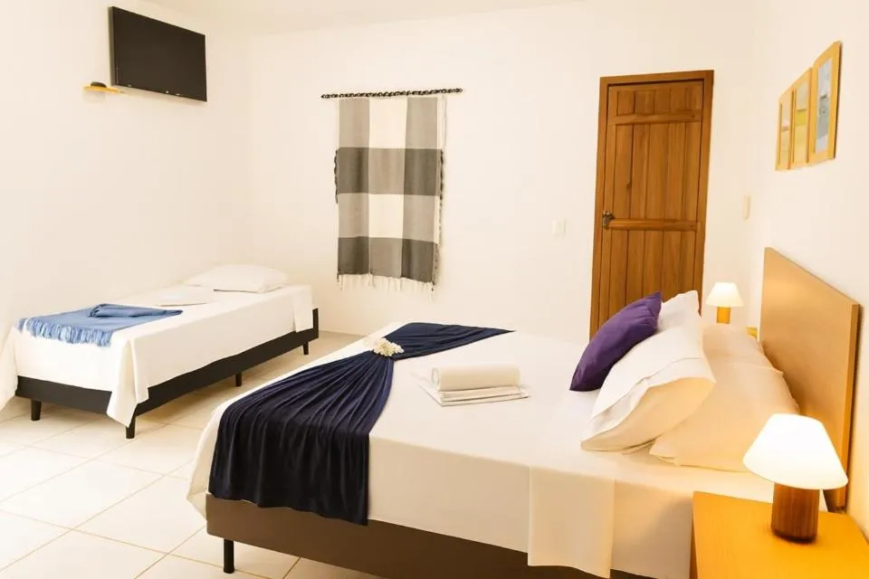 Bed in Sol da Onda Pousada e Flats