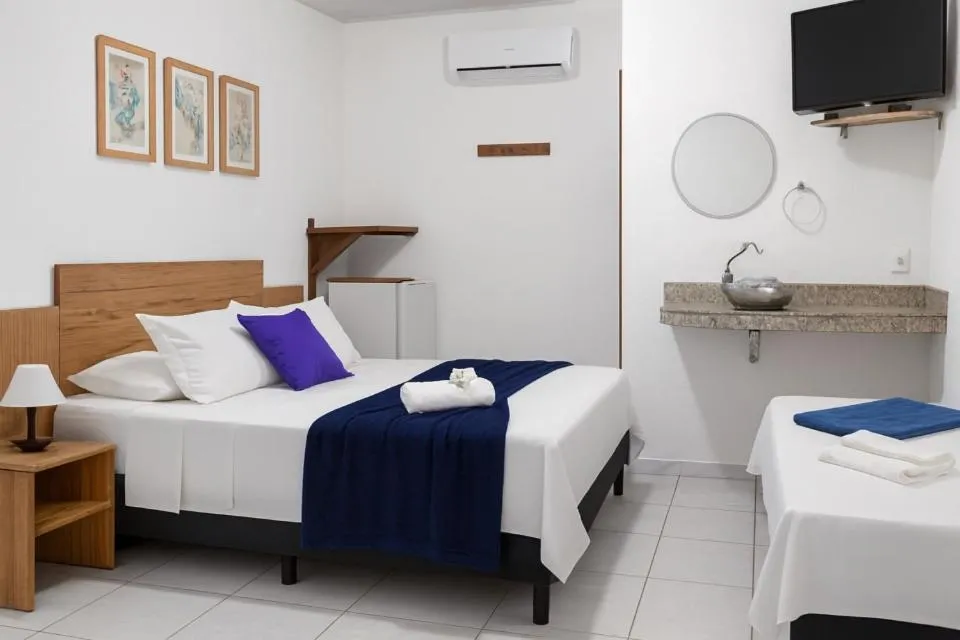 Bed in Sol da Onda Pousada e Flats