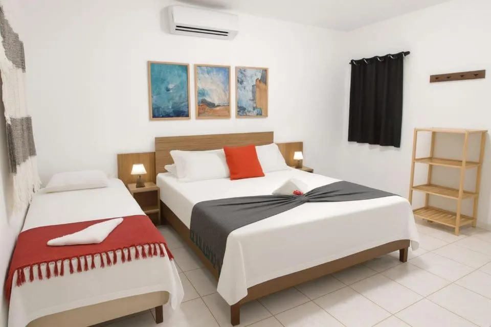 Bed in Sol da Onda Pousada e Flats
