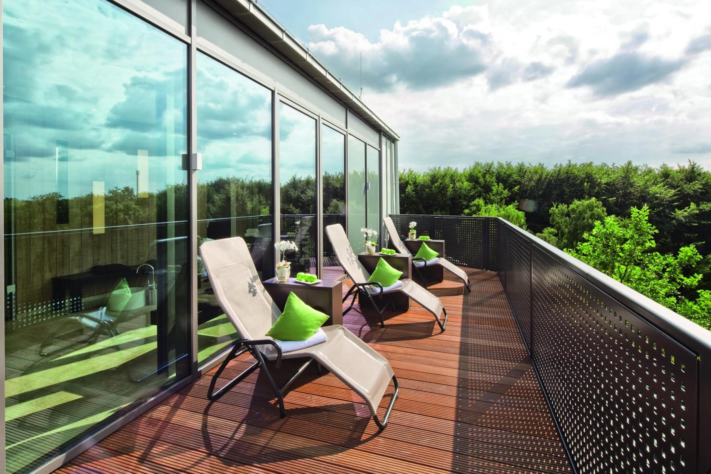 Balcony/Terrace in Mövenpick Hotel Münster am Aasee