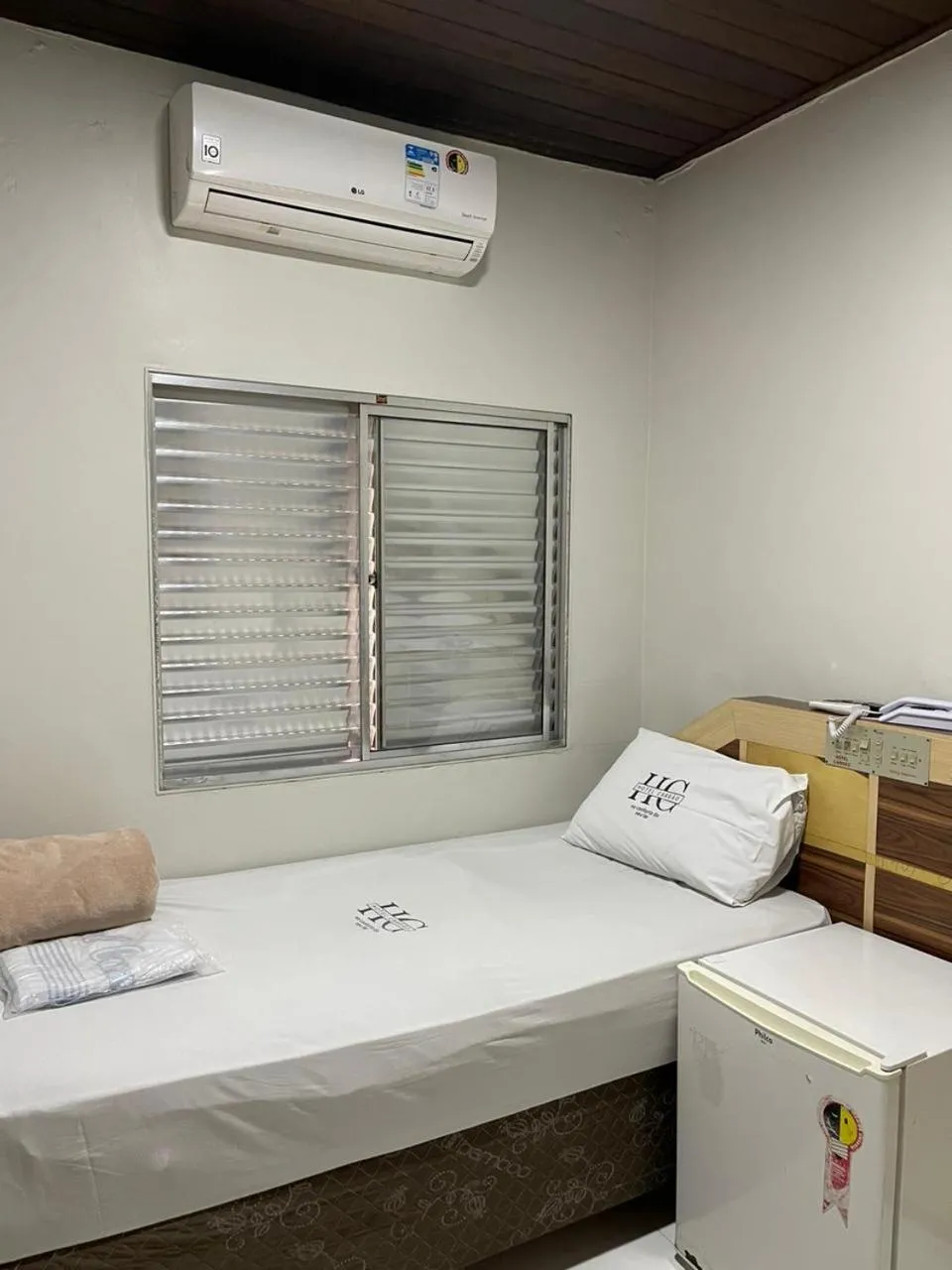 Bed in Hotel Carrão