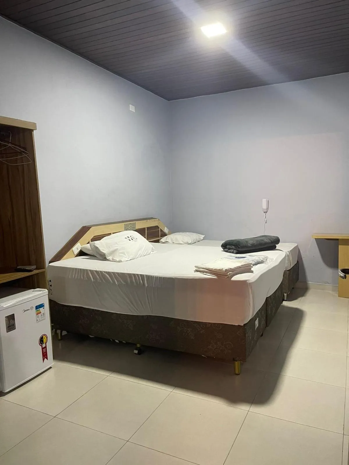 Bed in Hotel Carrão