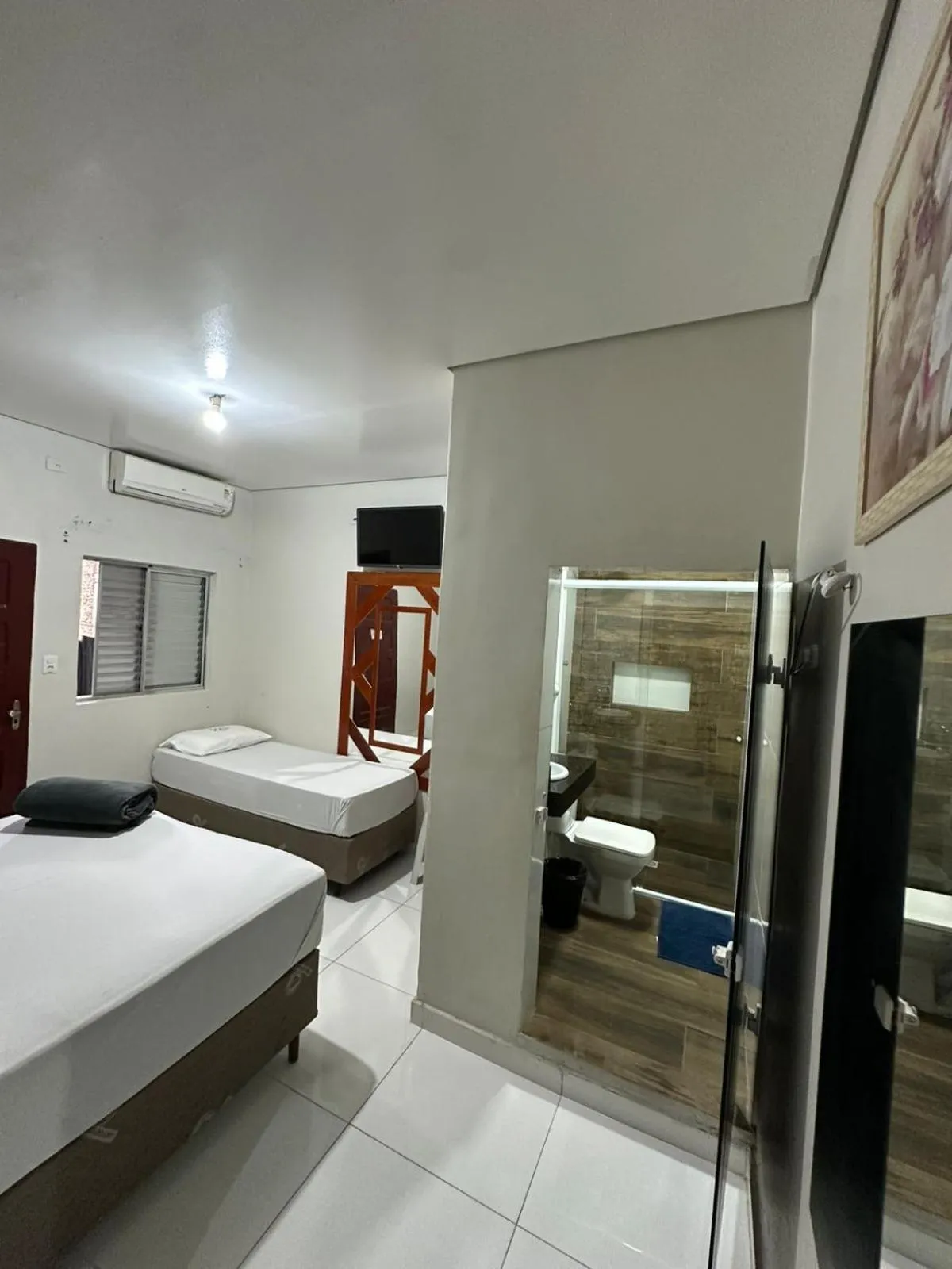 Bed in Hotel Carrão