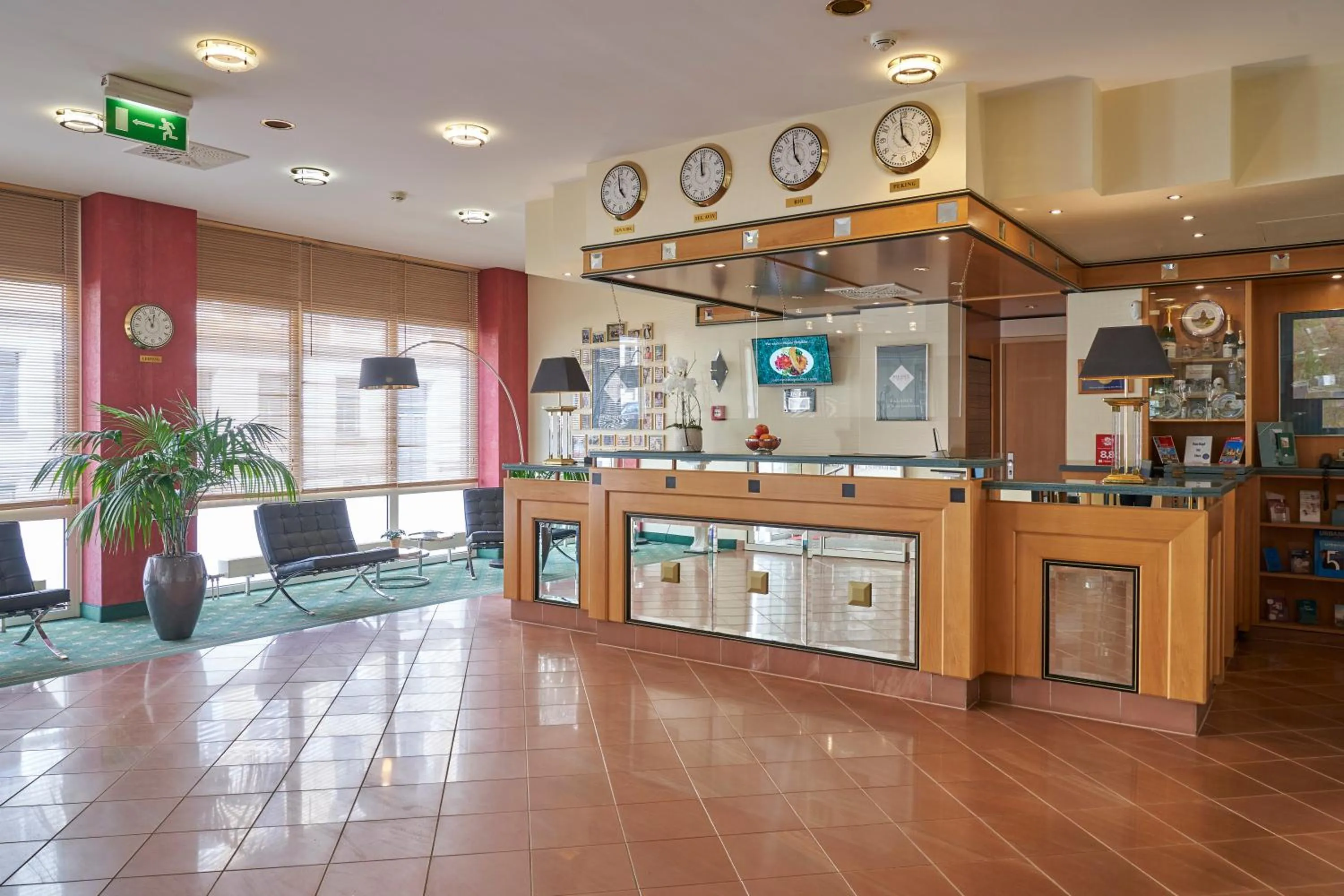 Lobby or reception in Balance Hotel Leipzig Alte Messe