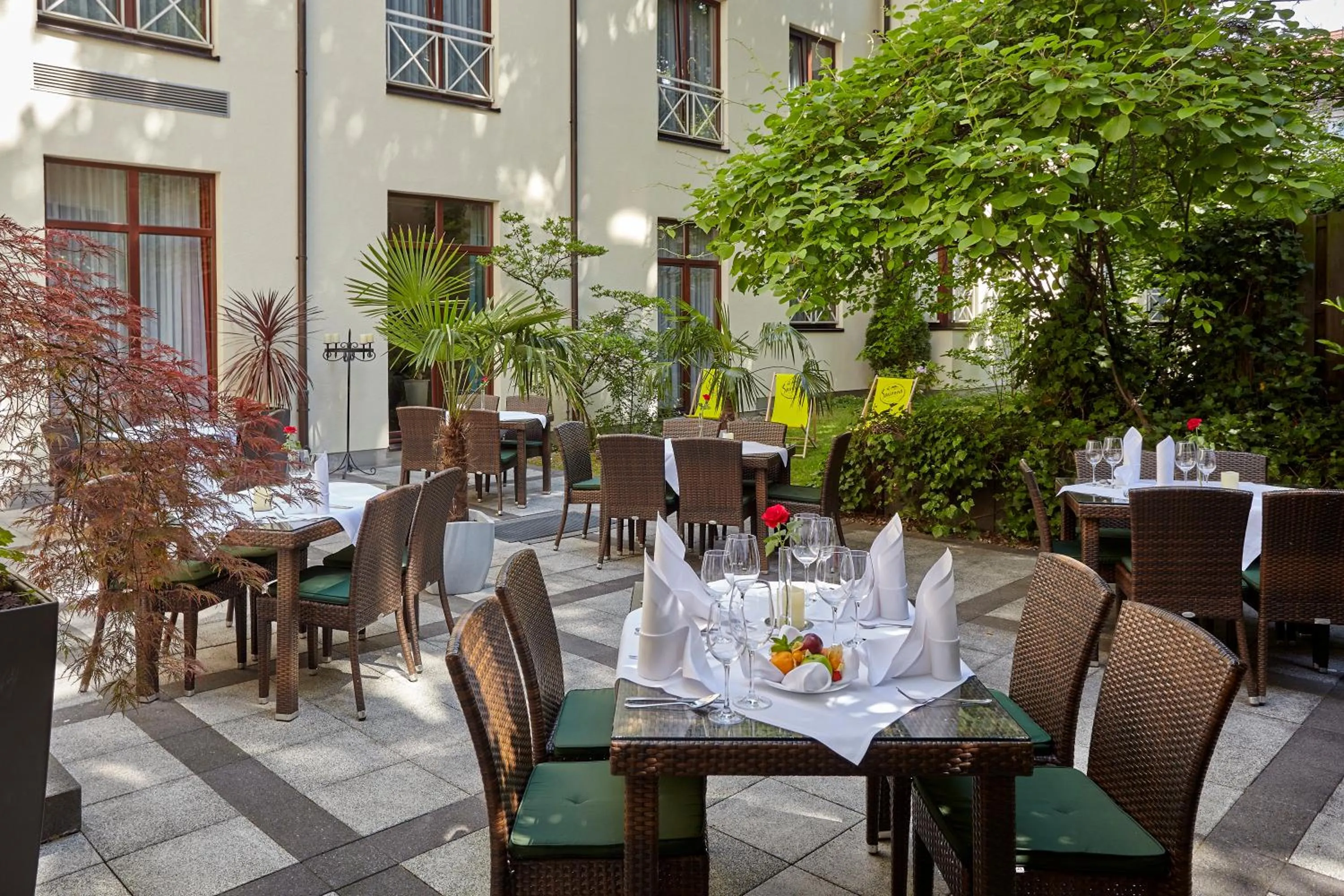 Balcony/Terrace in Balance Hotel Leipzig Alte Messe