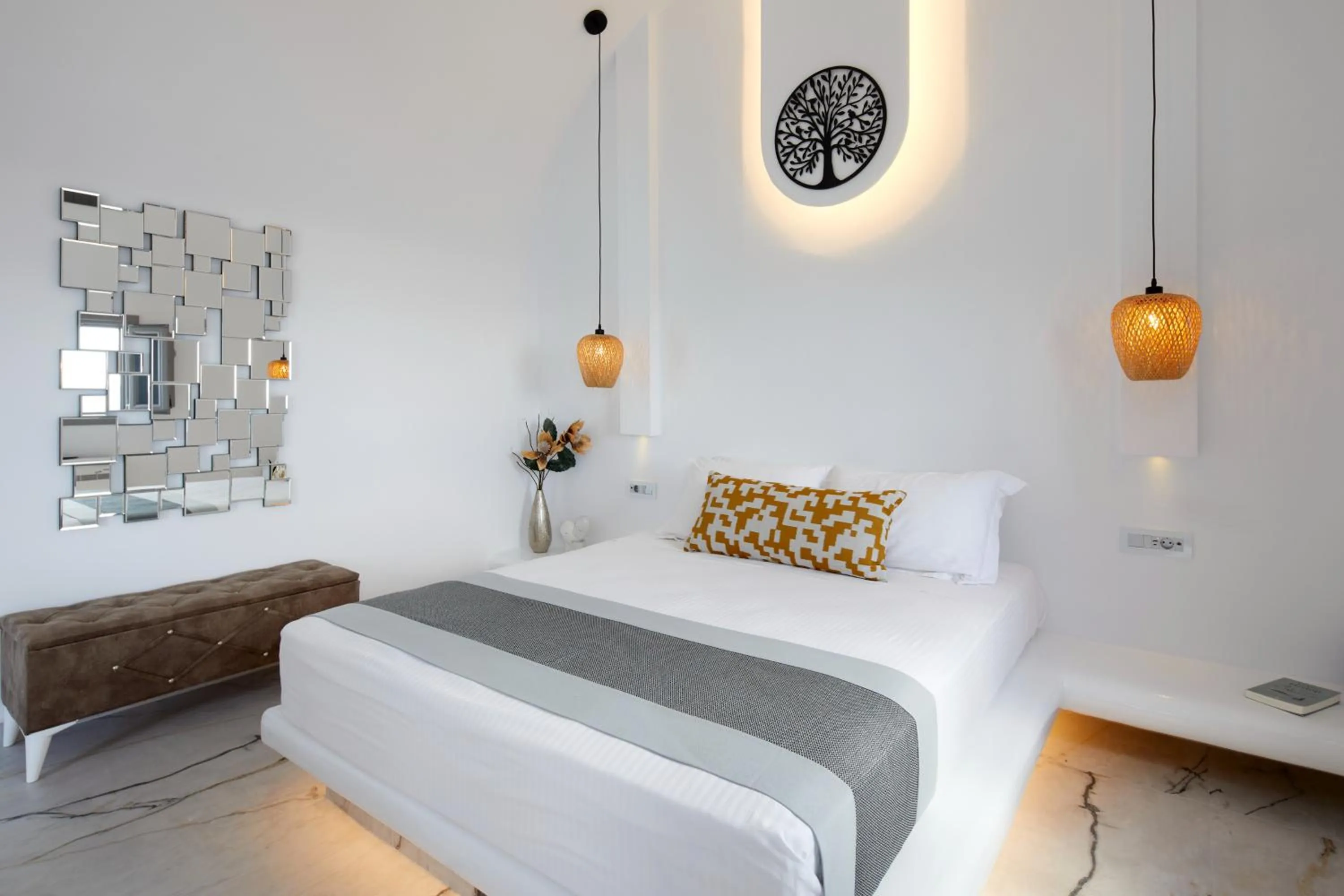 Bed in Allure Breeze Suites