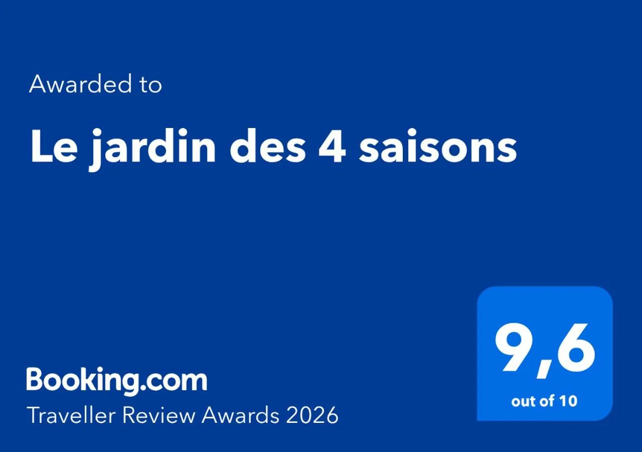 Certificate/Award in Le jardin des 4 saisons