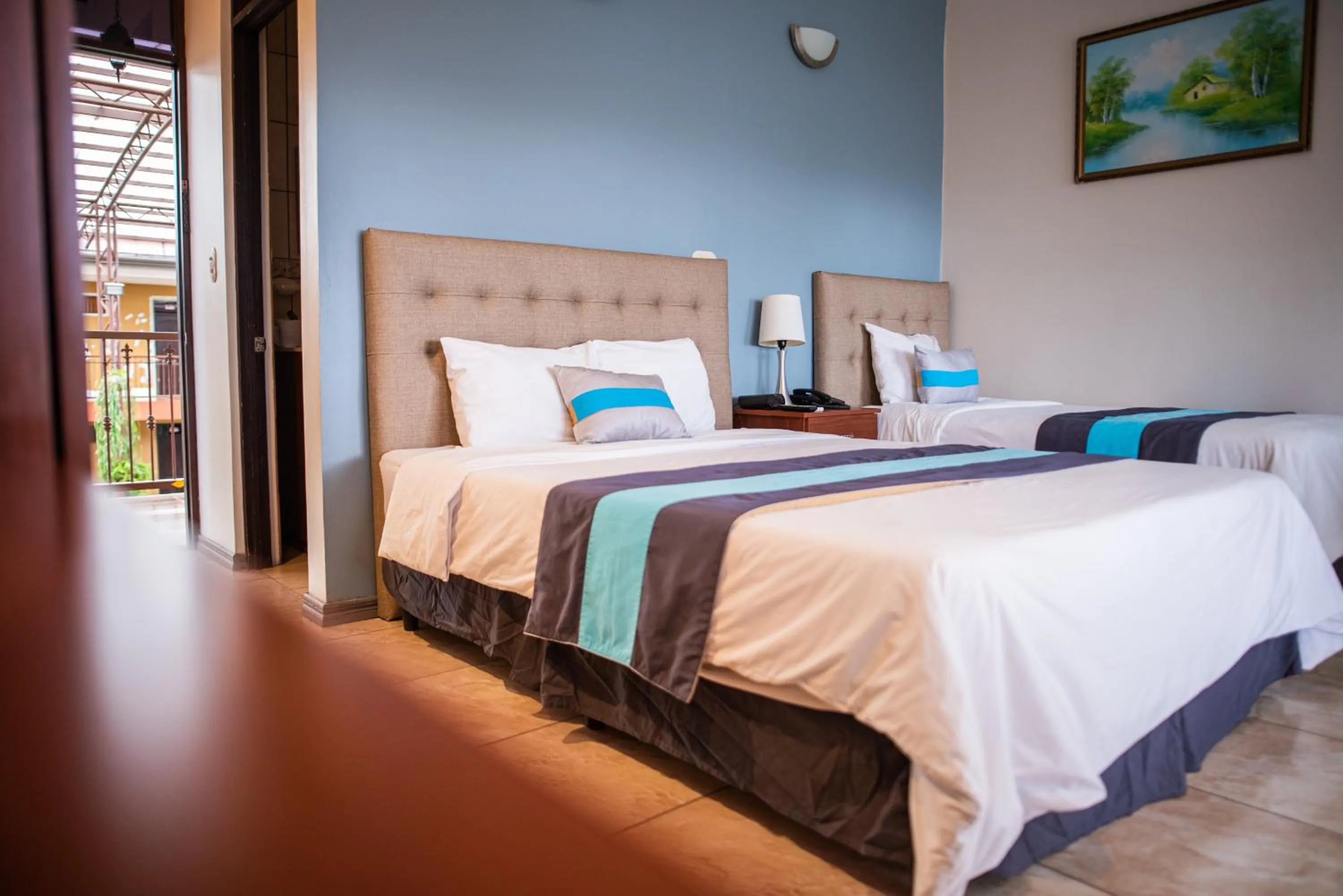 Decorative detail, Bed in Hotel y Restaurante El Guarco