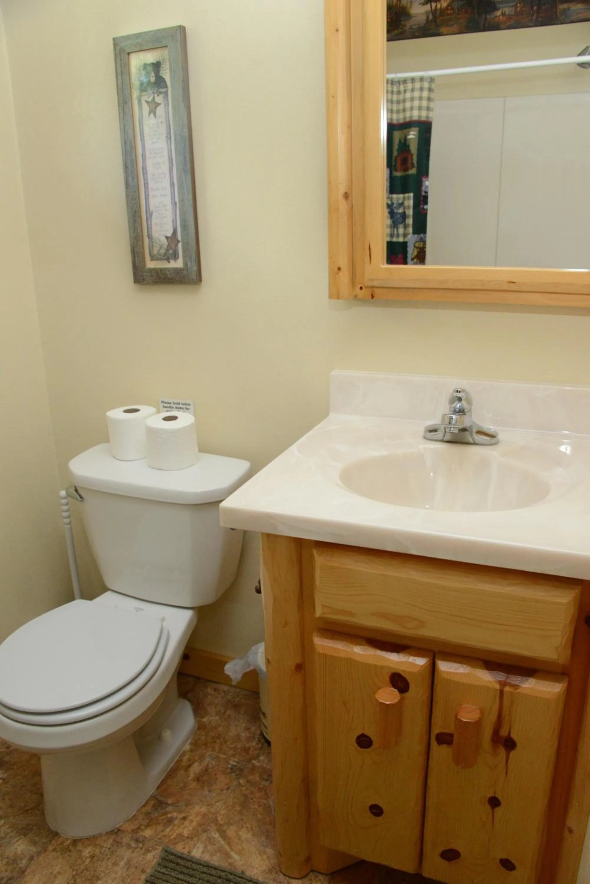 Toilet in Riverside Resort