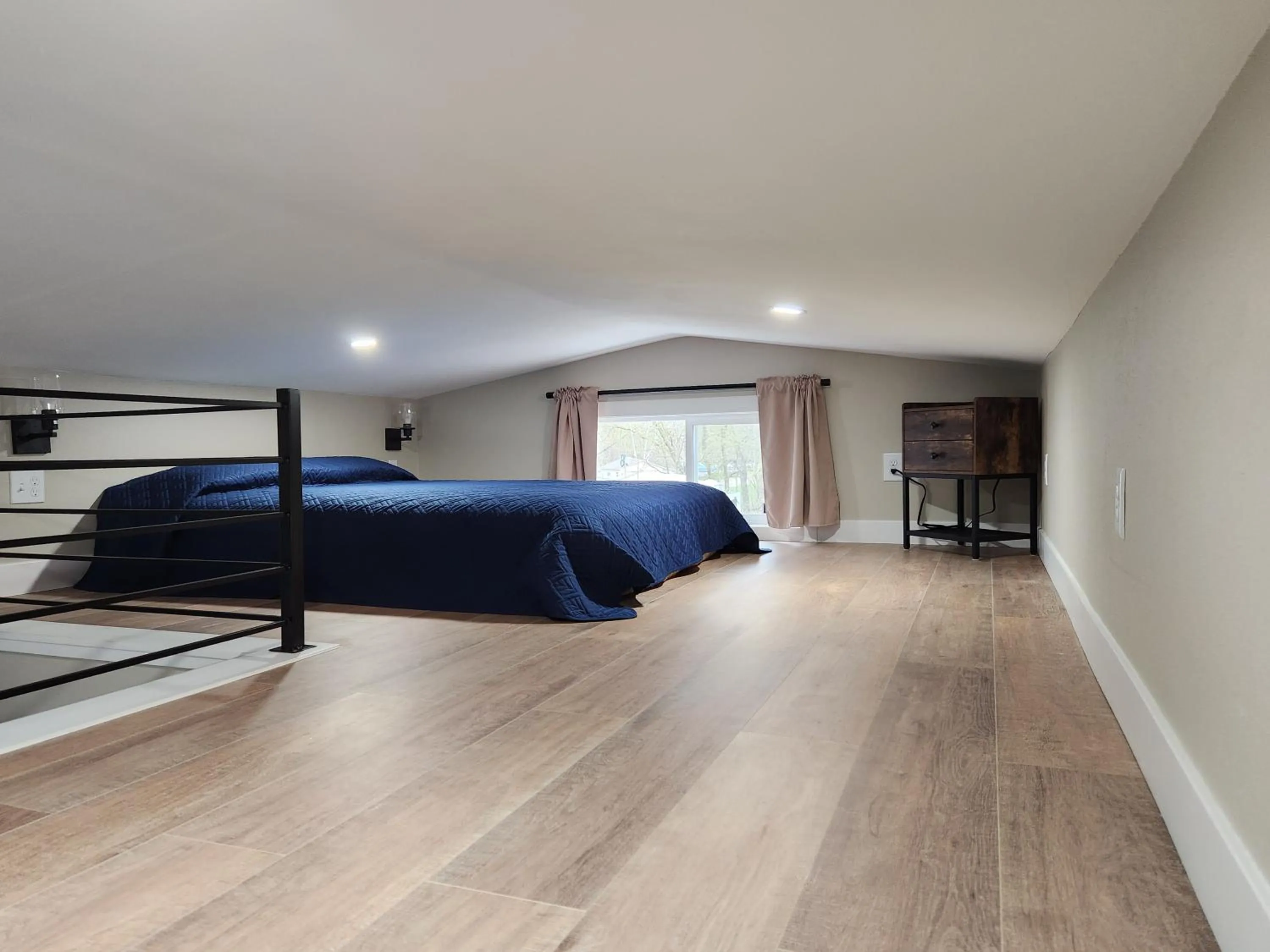 Bed in Riverside Resort